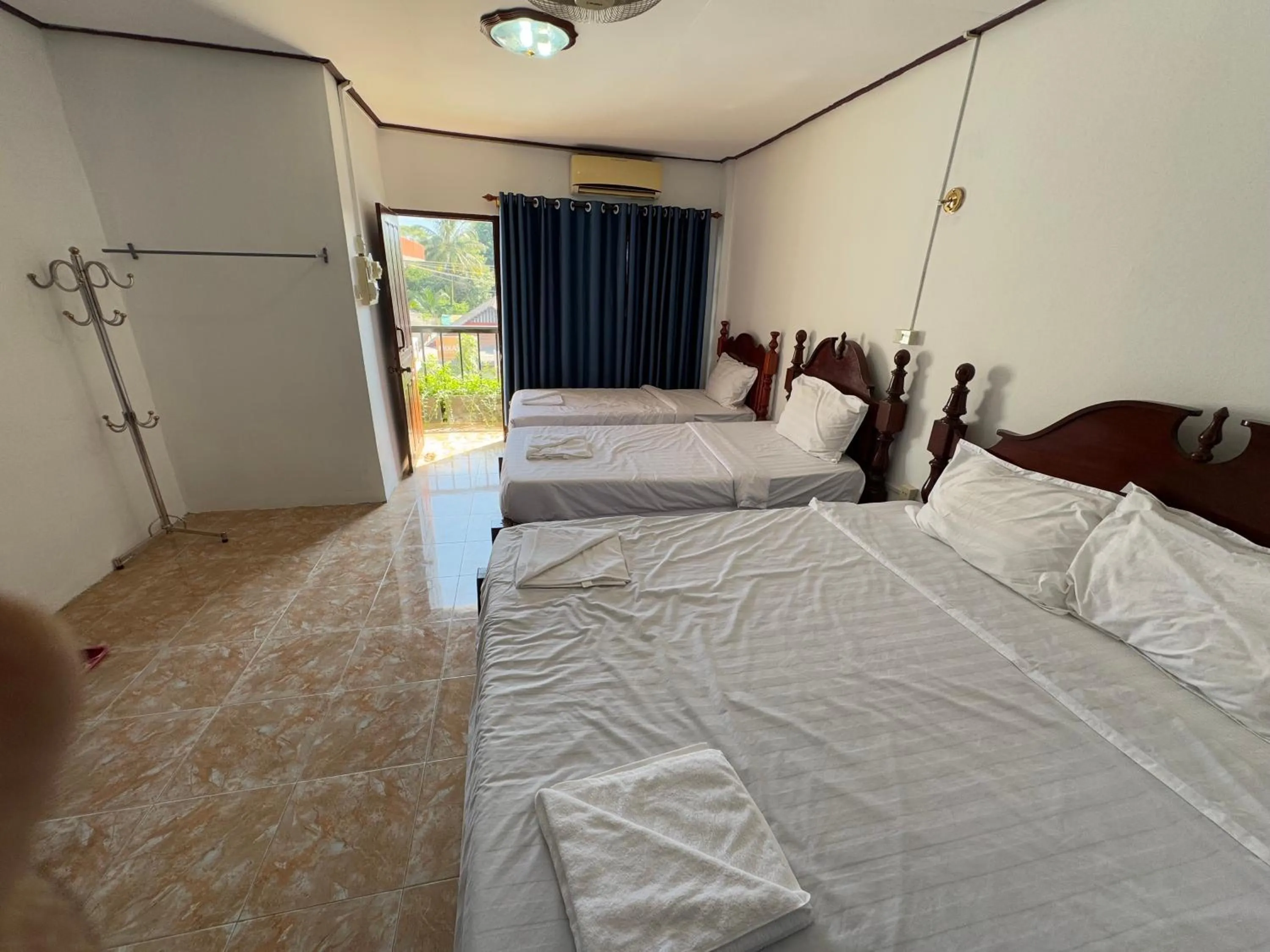 Bed in Vang Vieng Green Central Hotel