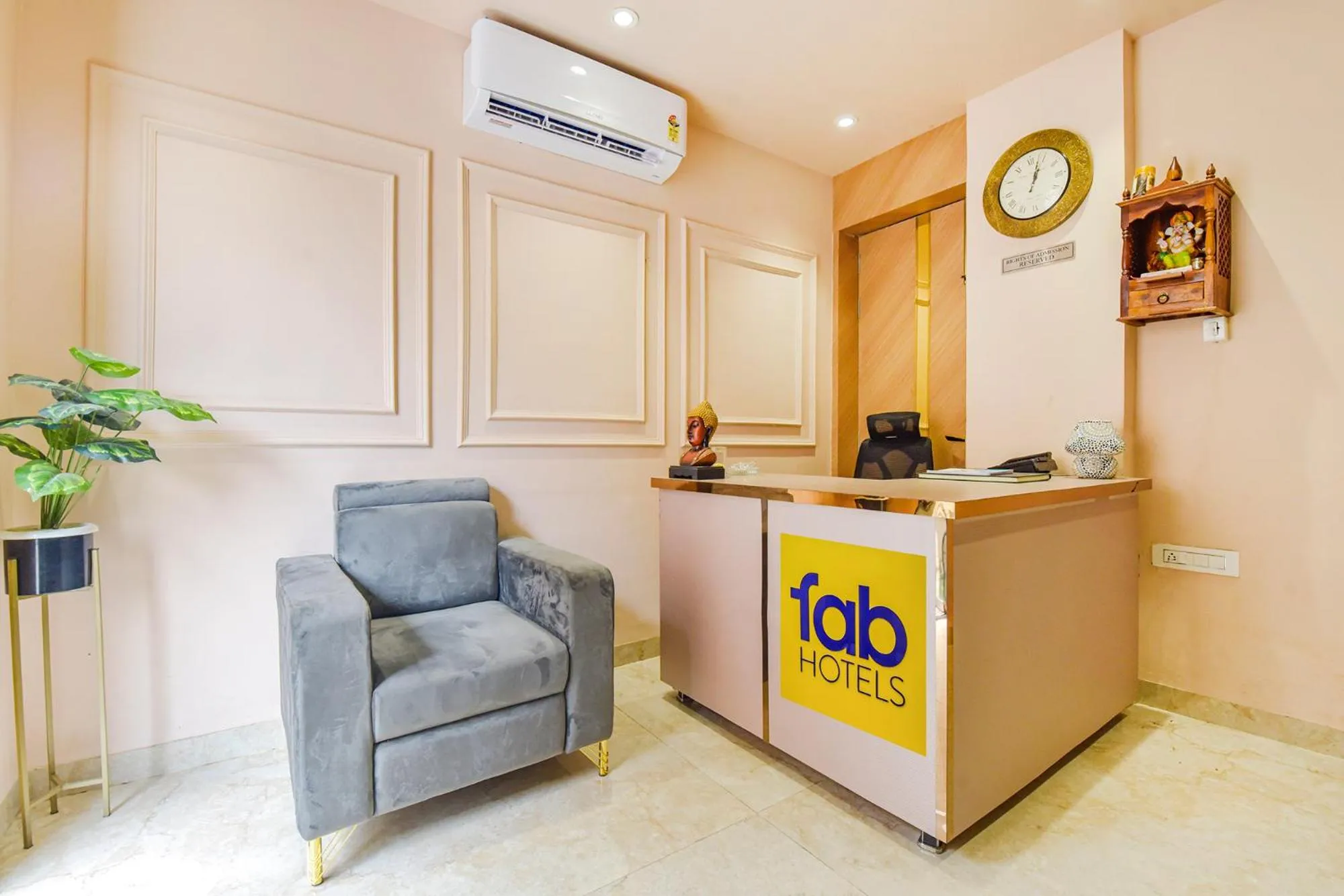 Lobby or reception in FabHotel Blooming Beds Pearl