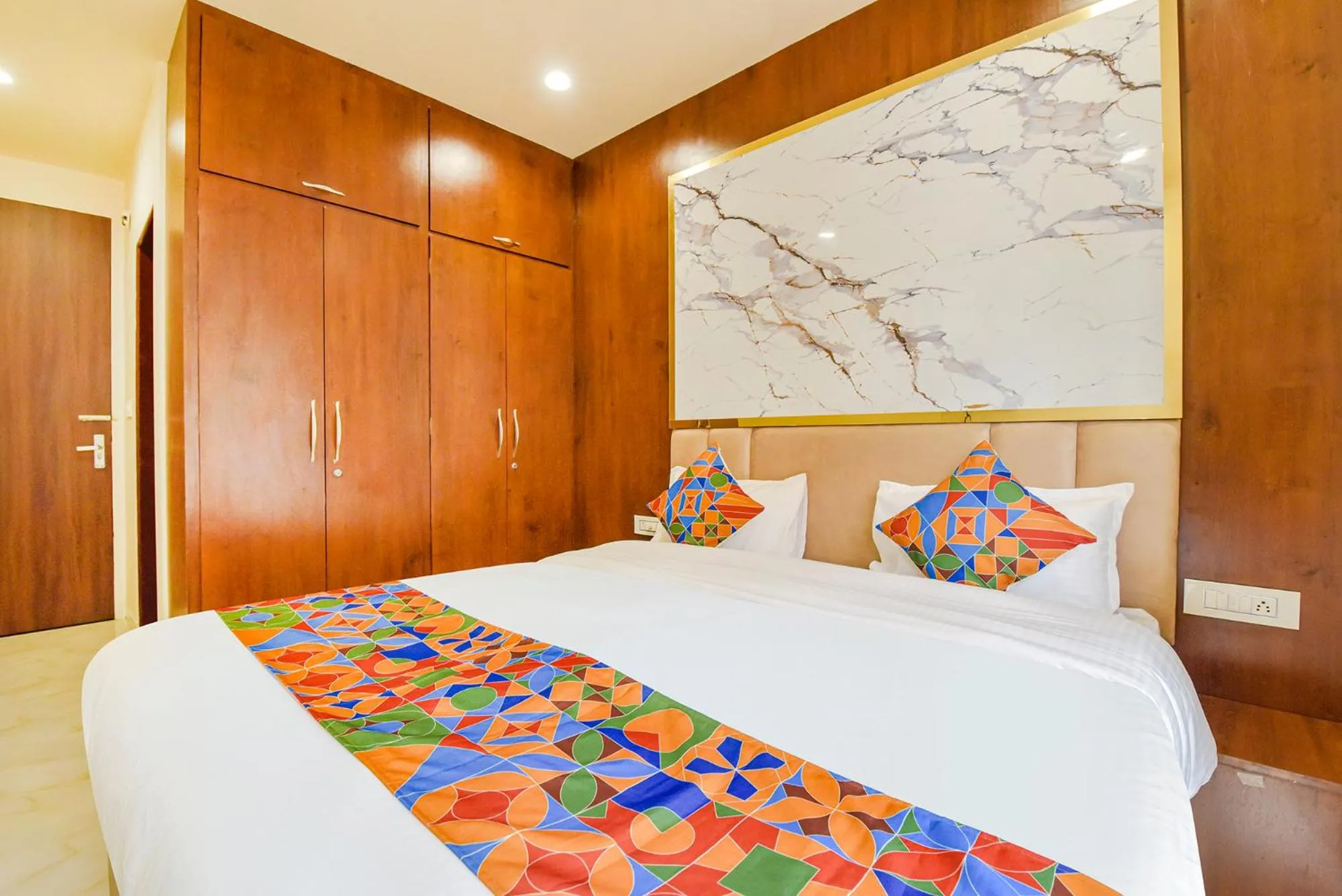 Bed in FabHotel Blooming Beds Pearl