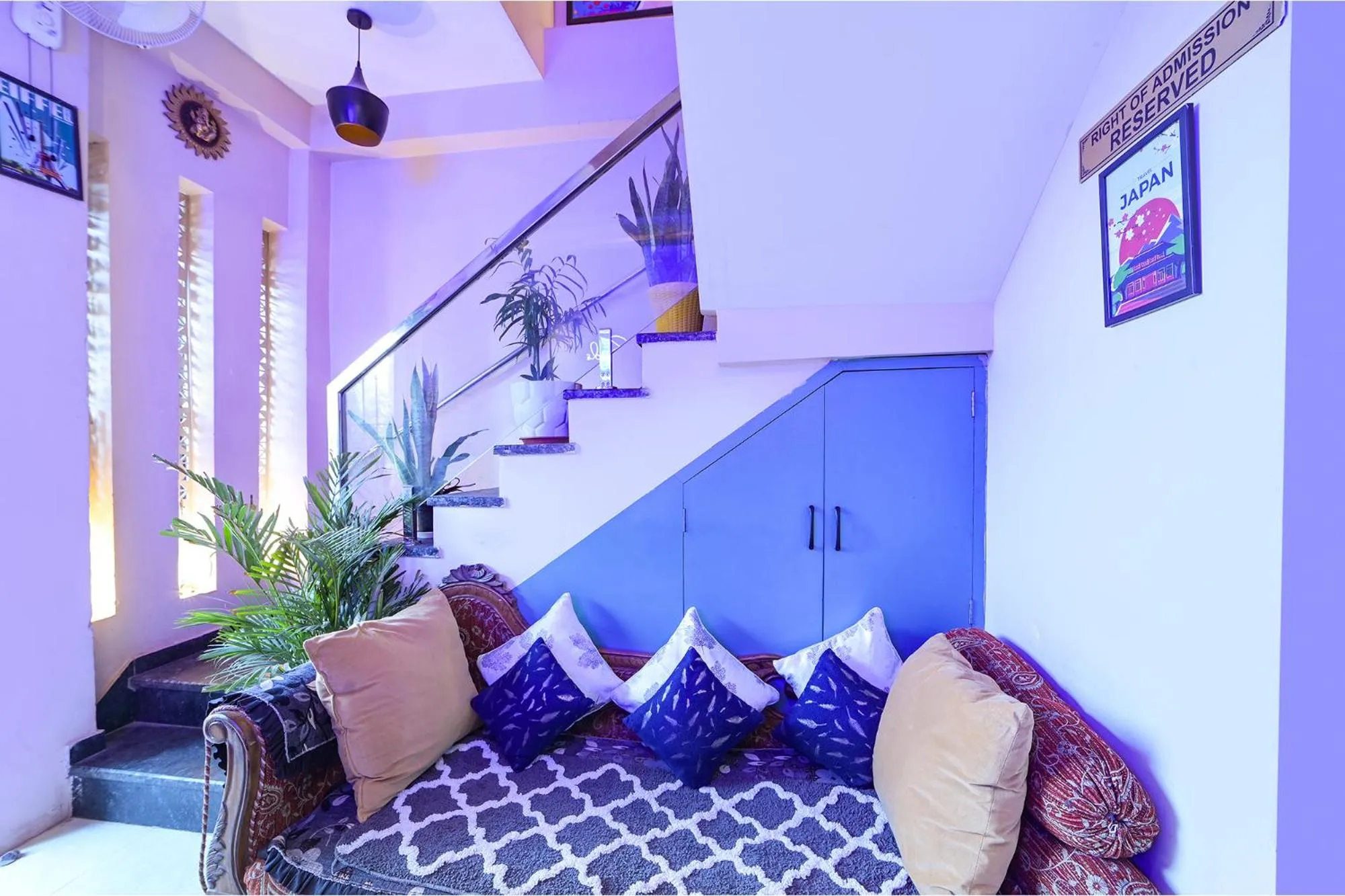 Seating area in FabHotel Blooming Beds Pearl