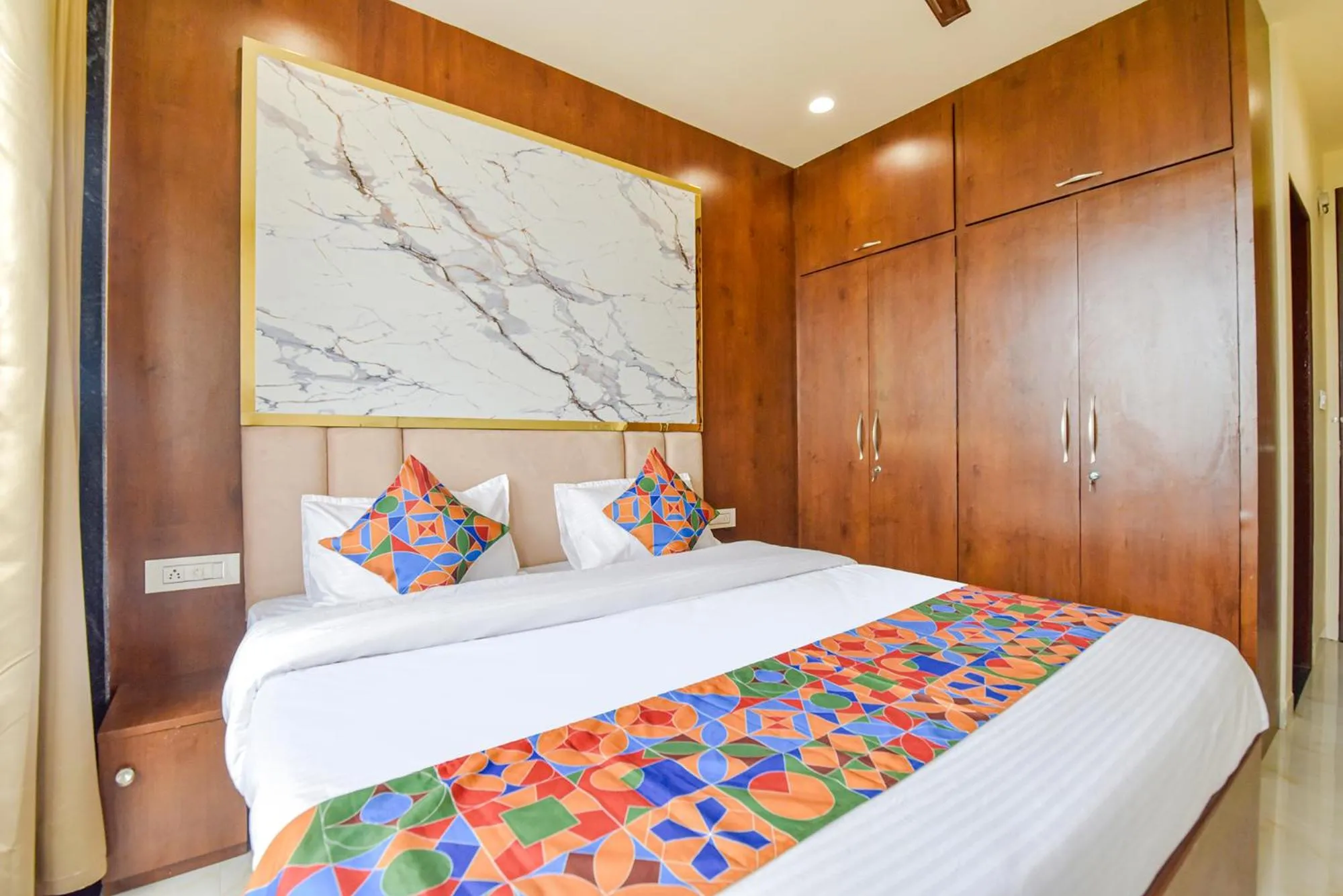 Bed in FabHotel Blooming Beds Pearl