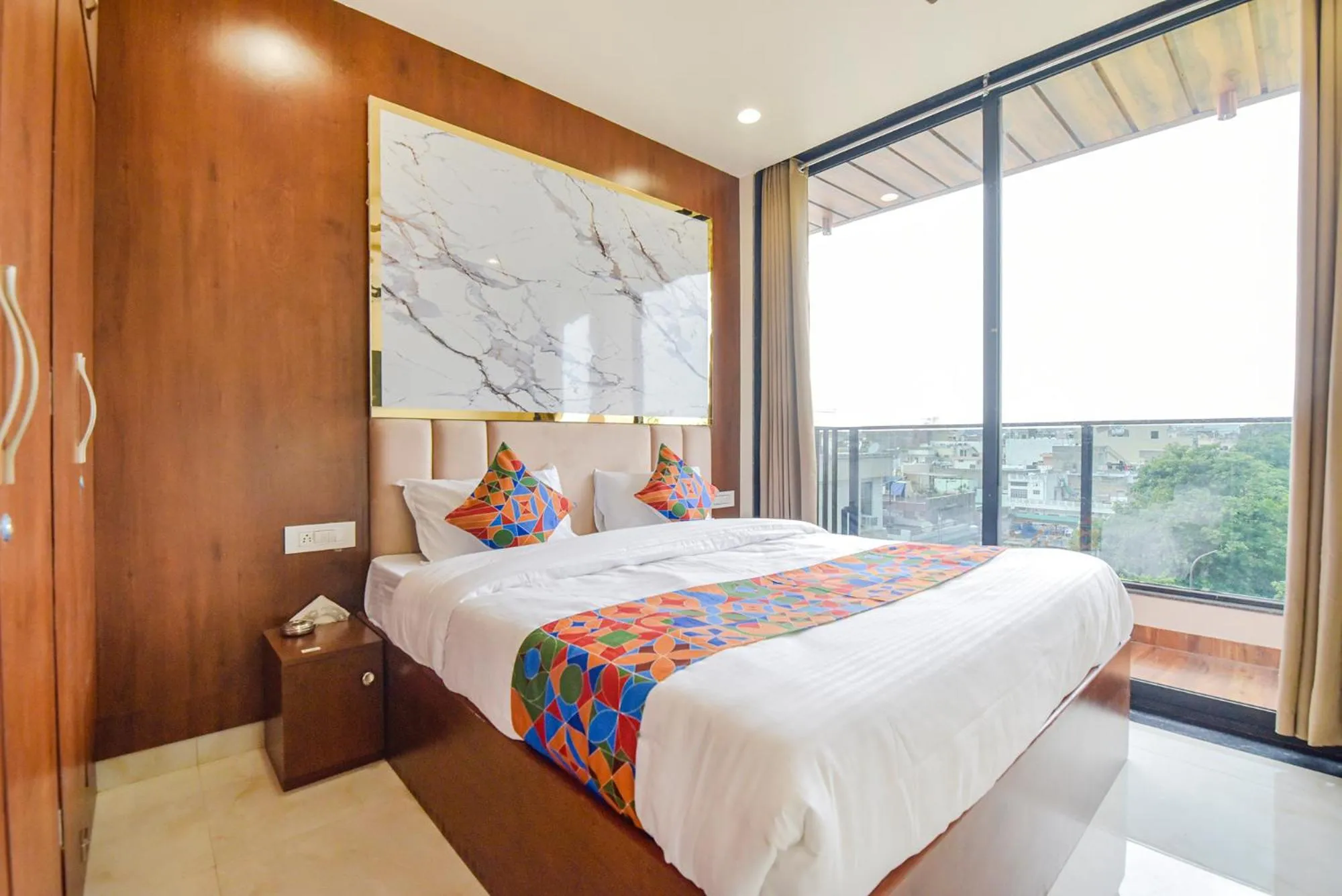 Bed in FabHotel Blooming Beds Pearl