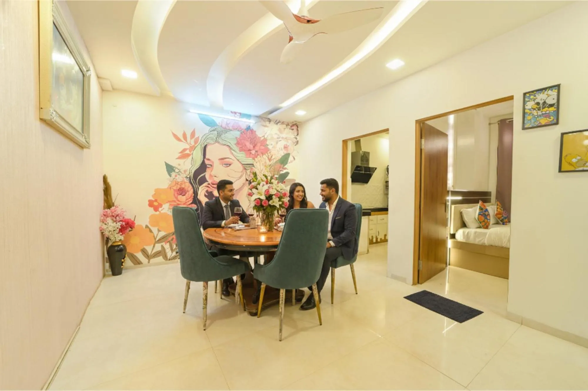 Restaurant/places to eat in FabHotel Blooming Beds Pearl