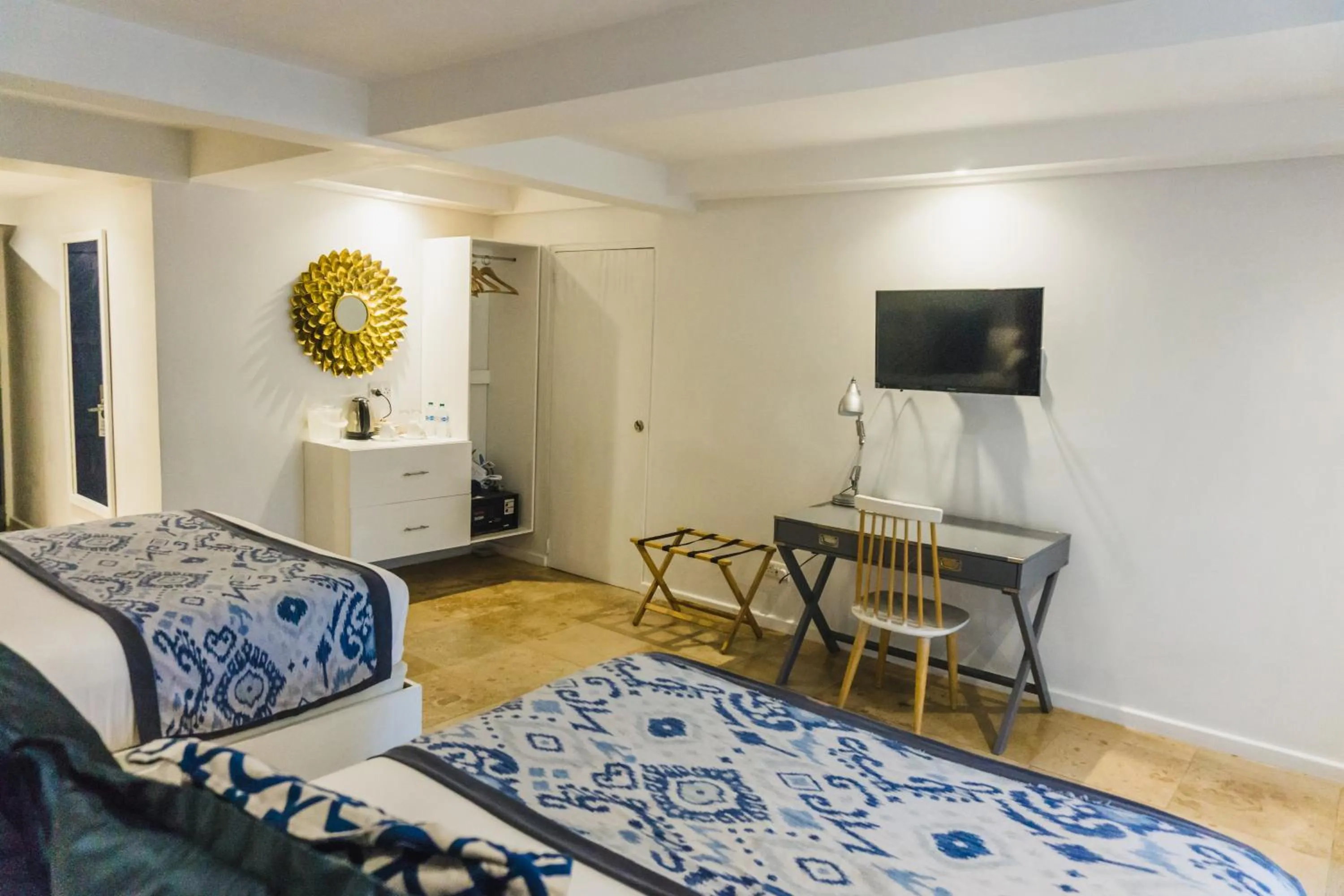 Bed in Blue Lagoon Hotel and Marina Ltd