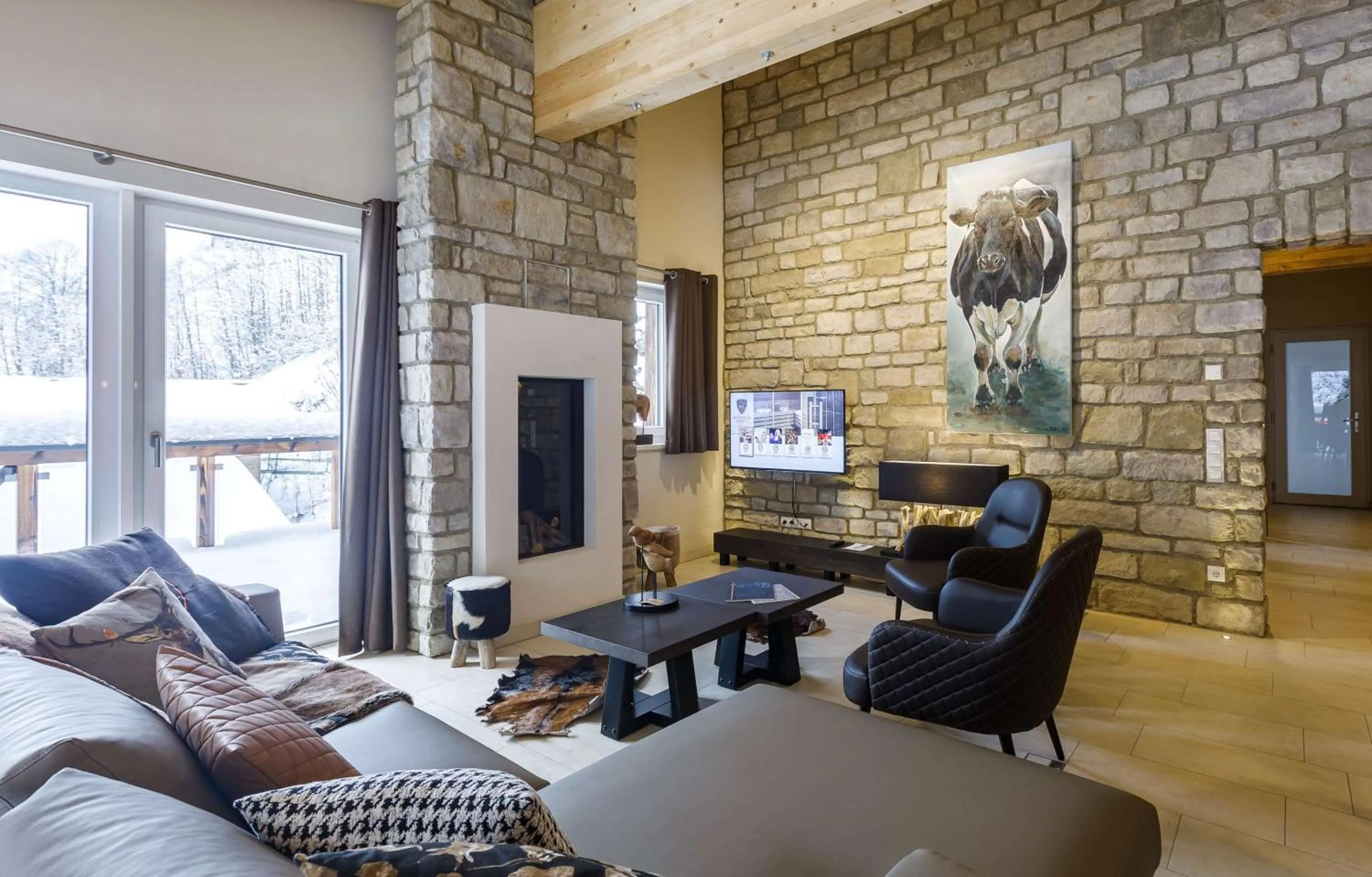 Living room in AvenidA Mountain Lodges Saalbach