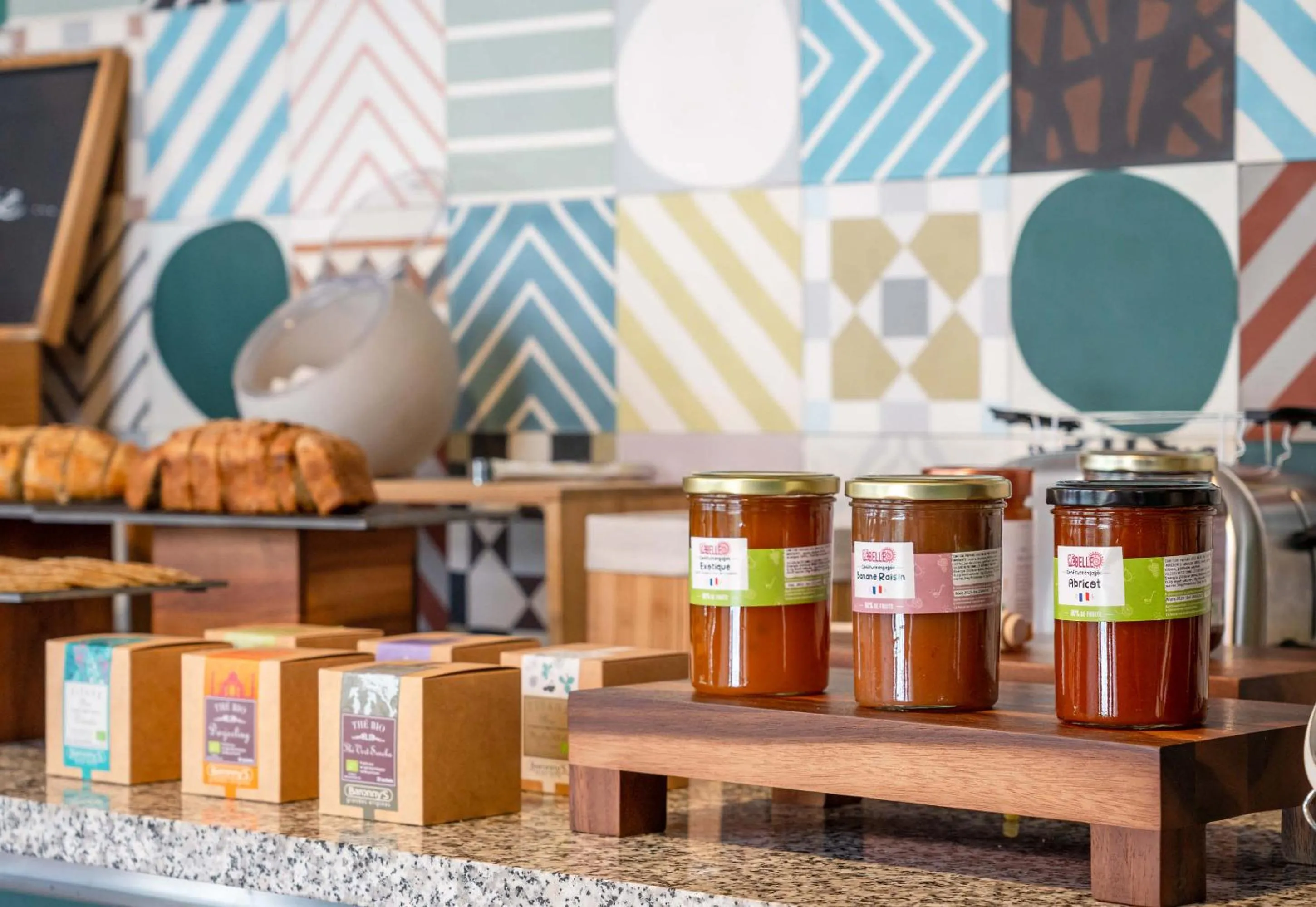 Buffet breakfast in B&B HOME Paris Mairie de Saint-Ouen