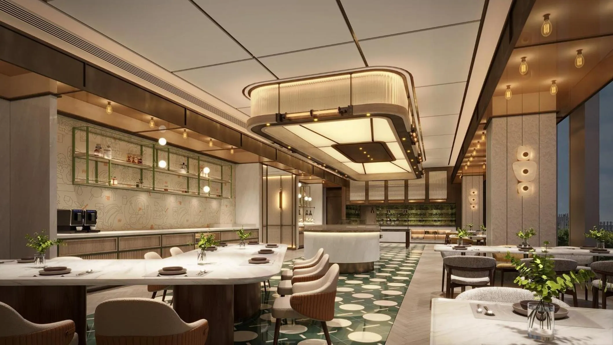 Restaurant/places to eat in EVEN Hotel Shanghai Jinqiao by IHG