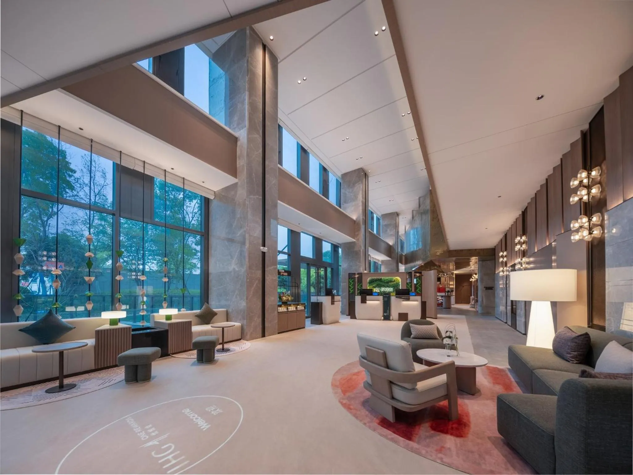 Property building in EVEN Hotel Shanghai Jinqiao by IHG