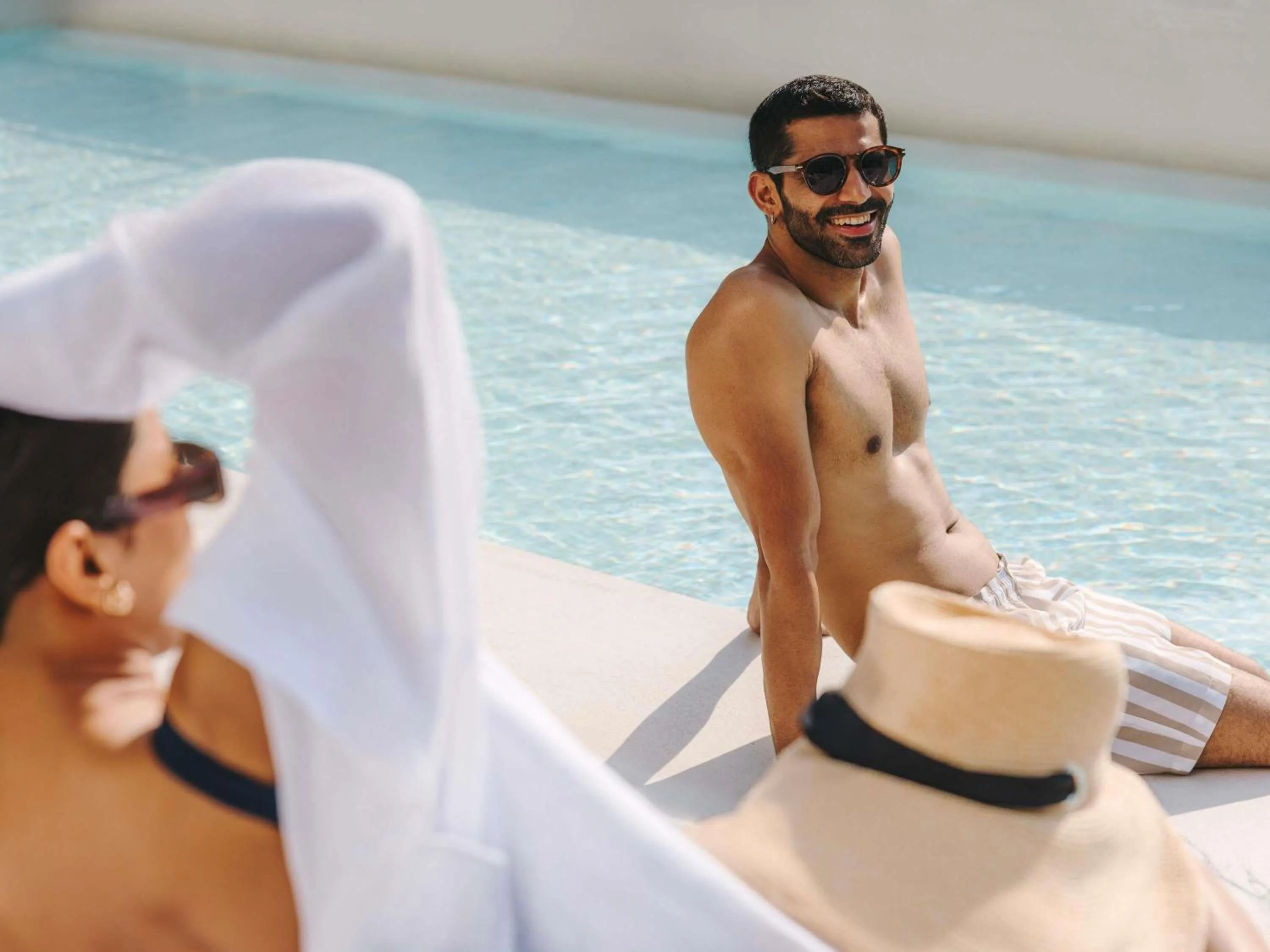 Pool view in Fairmont Mumbai