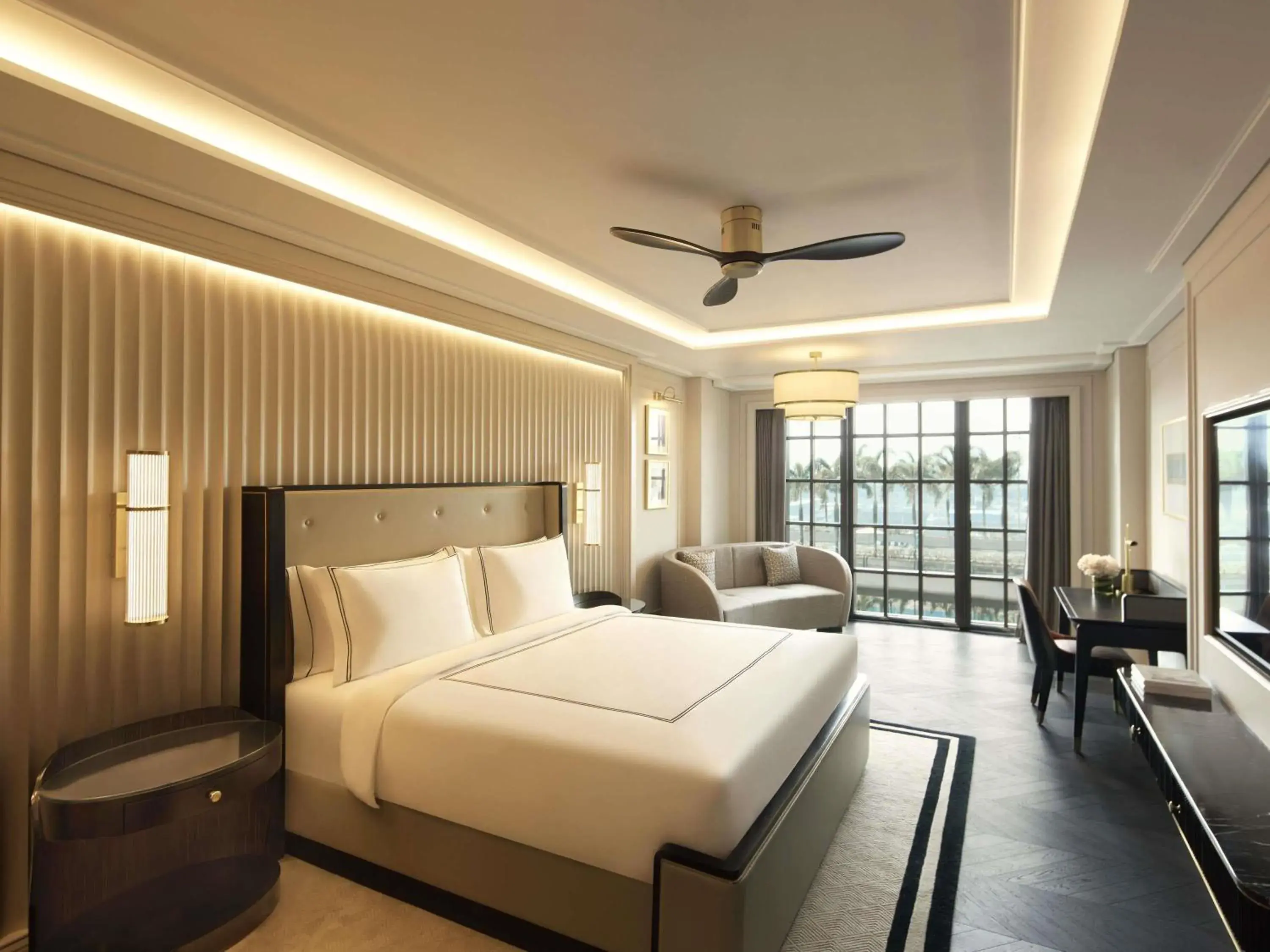 Signature Gold King Room with Gold Lounge Access and Complimentary Airport Transfers (T1 & T2) , Soft Mini Bar , Daily 4 Piece Laundry(Non Cumulative) and 15% discount on dinning (barring IRD & Tobacco) - single occupancy in Fairmont Mumbai Signature Gold King Room with Gold Lounge Access and Complimentary Airport Transfers (T1 & T2) , Soft Mini Bar , Daily 4 Piece Laundry(Non Cumulative) and 15% discount on dinning (barring IRD & Tobacco) - single occupancy in Fairmont Mumbai