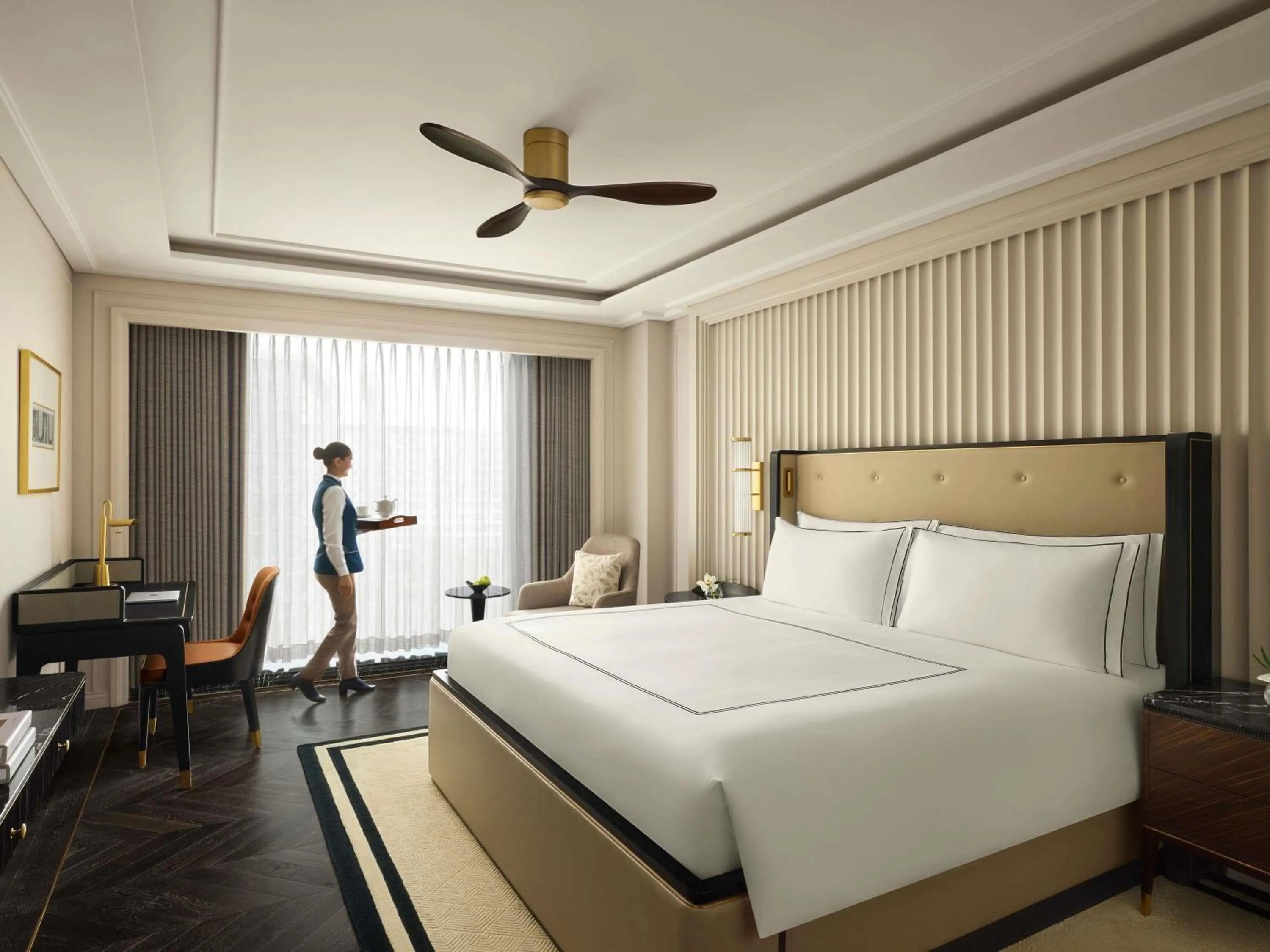 Bedroom, Bed in Fairmont Mumbai