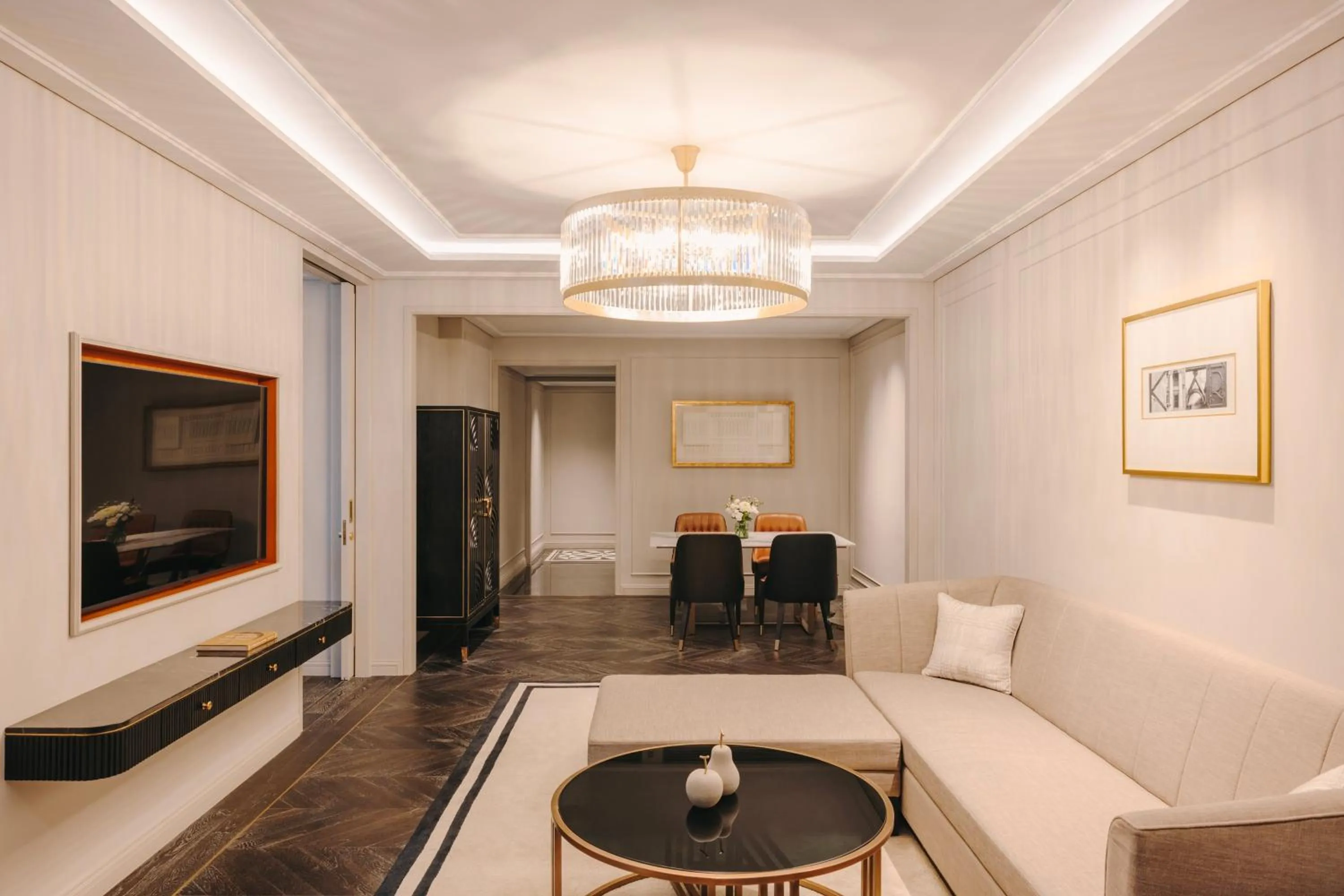 Living room in Fairmont Mumbai