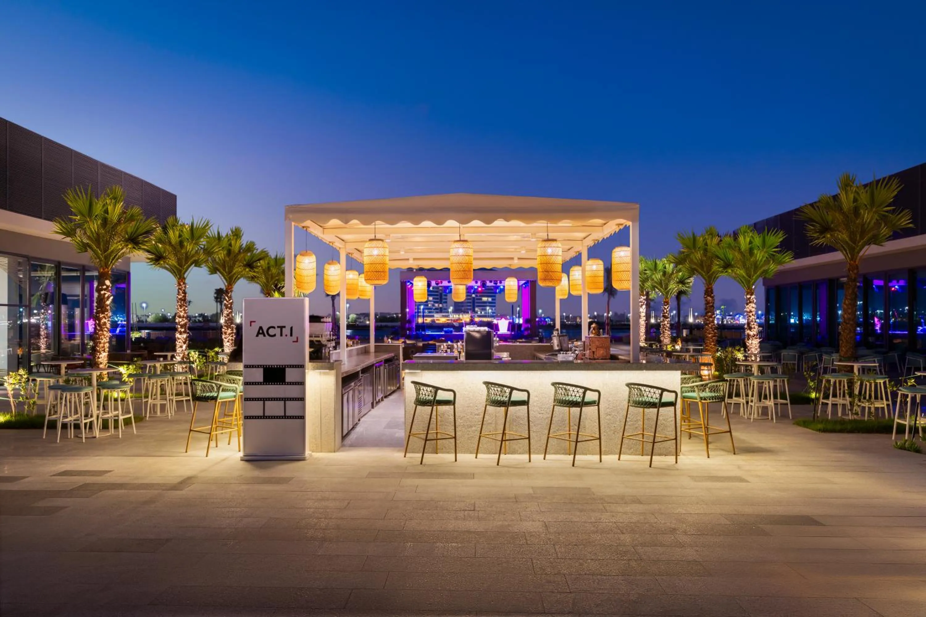 Patio in Rixos Obhur Jeddah Resort & Villas - All-Inclusive