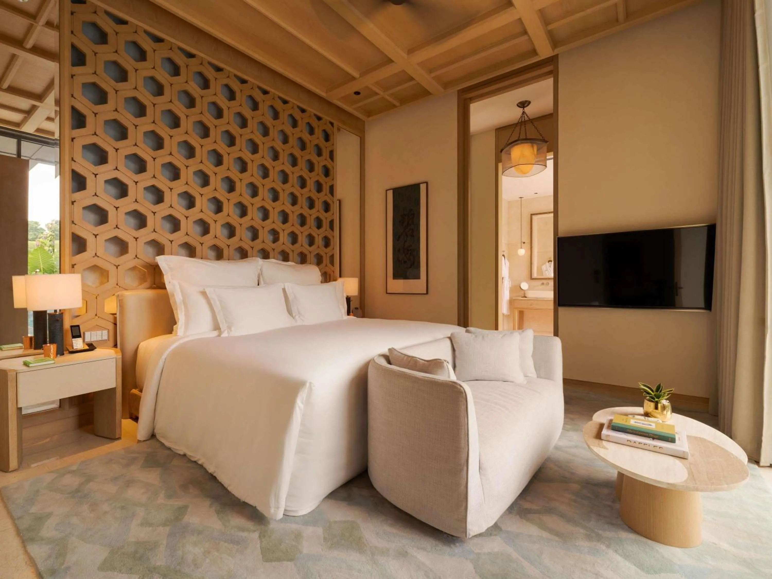 Bedroom, Bed in Raffles Sentosa Singapore