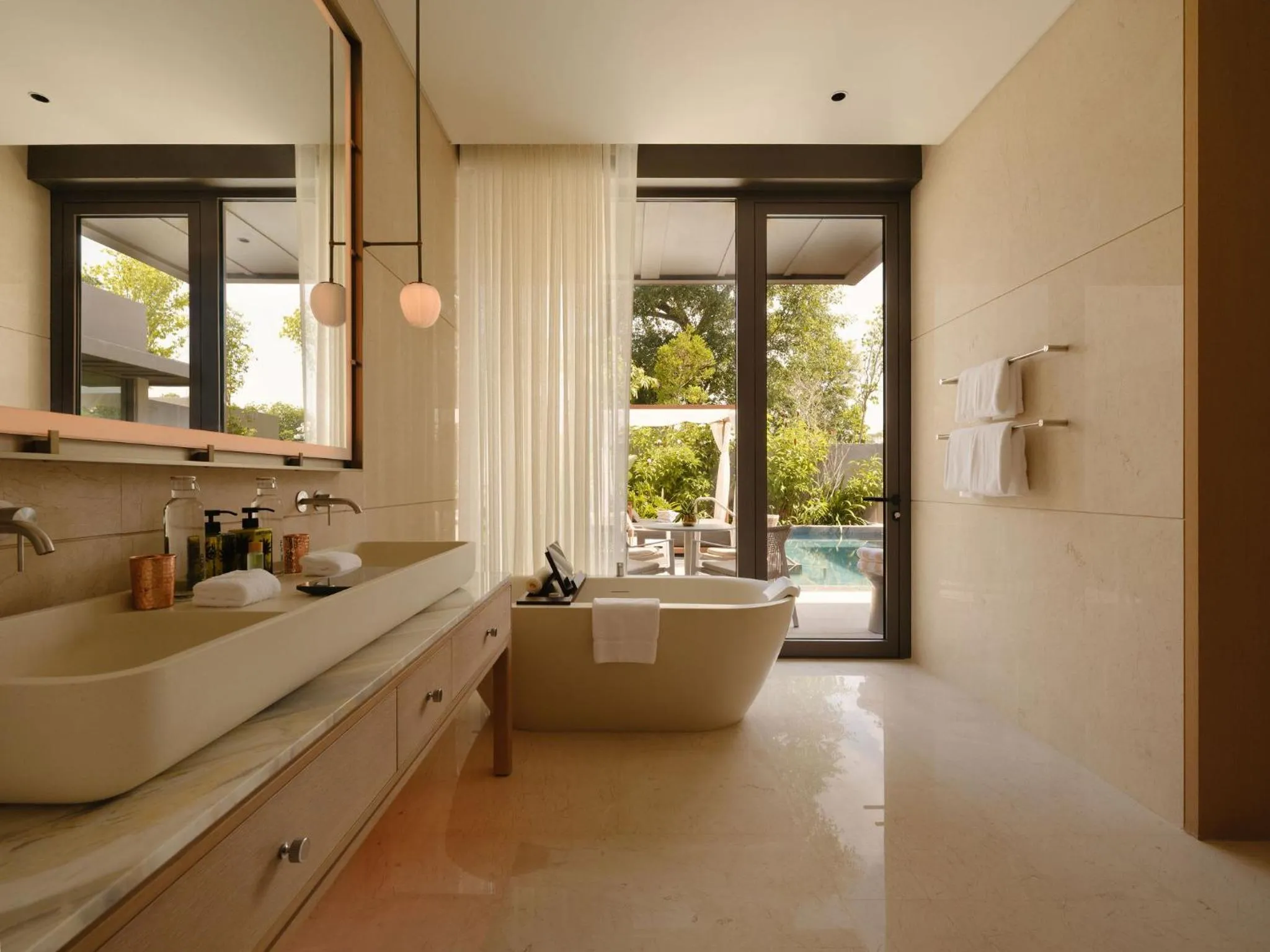 Bathroom in Raffles Sentosa Singapore