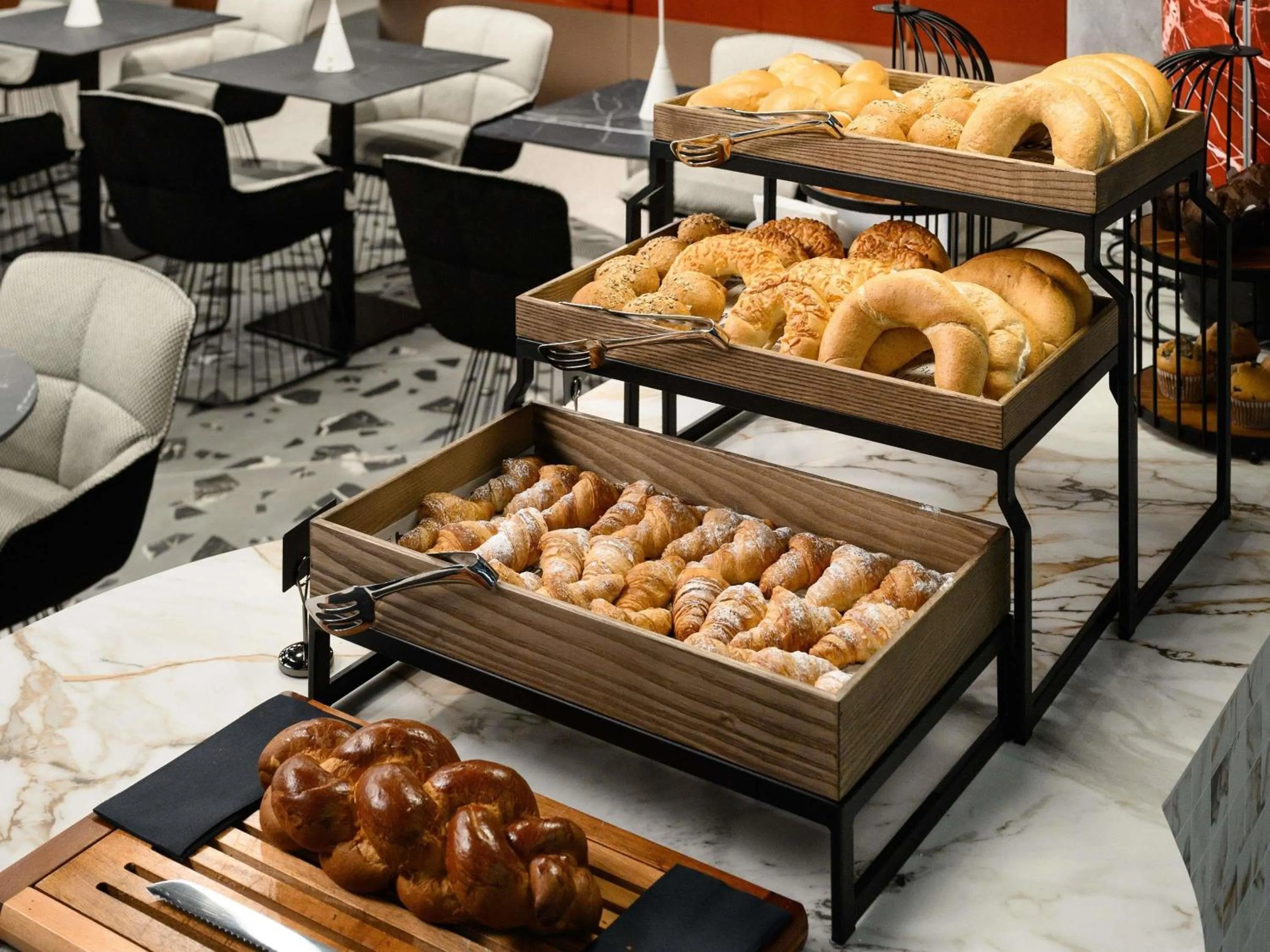 Breakfast in TRIBE Budapest Airport