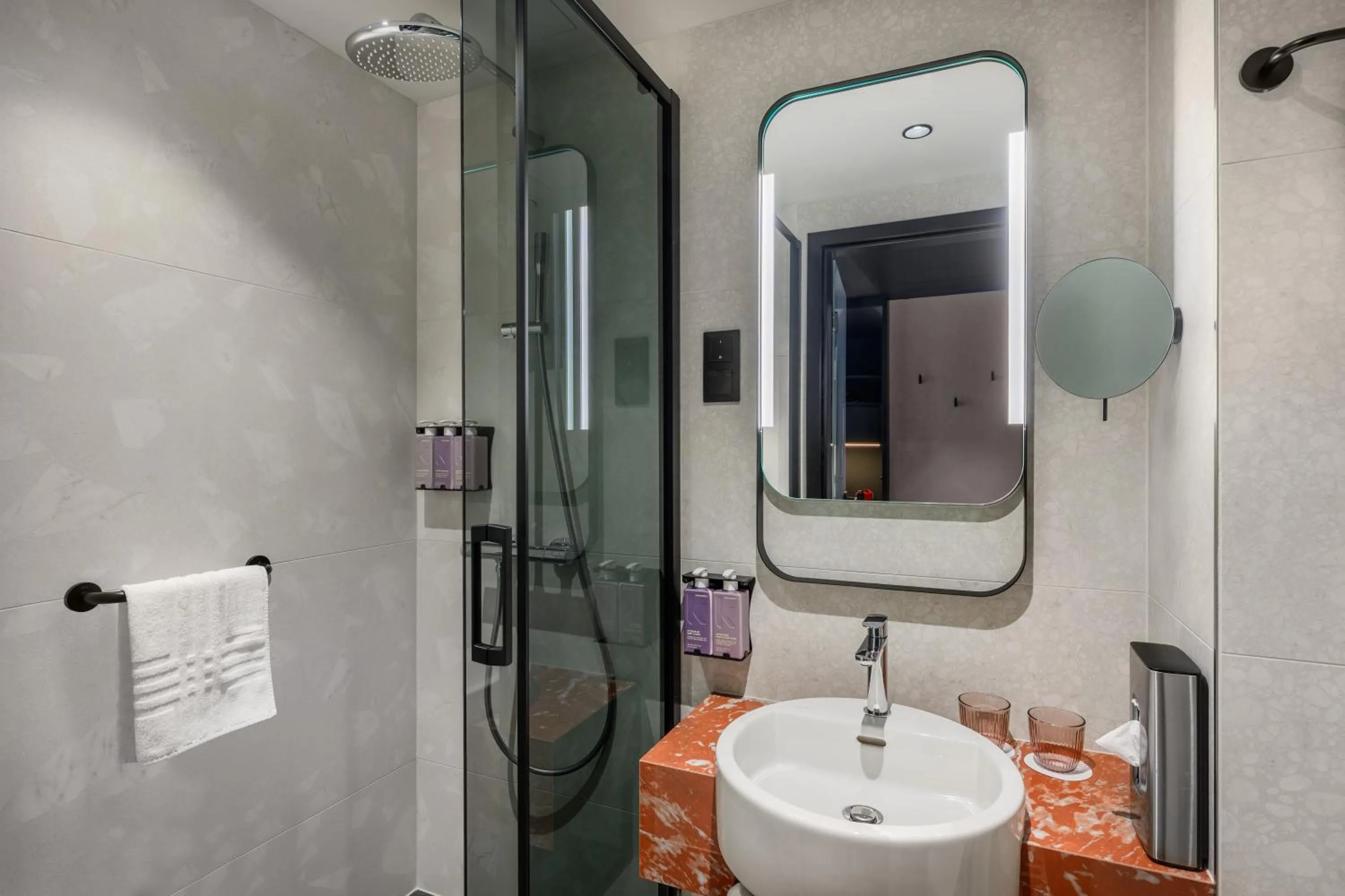 Toilet in TRIBE Budapest Airport