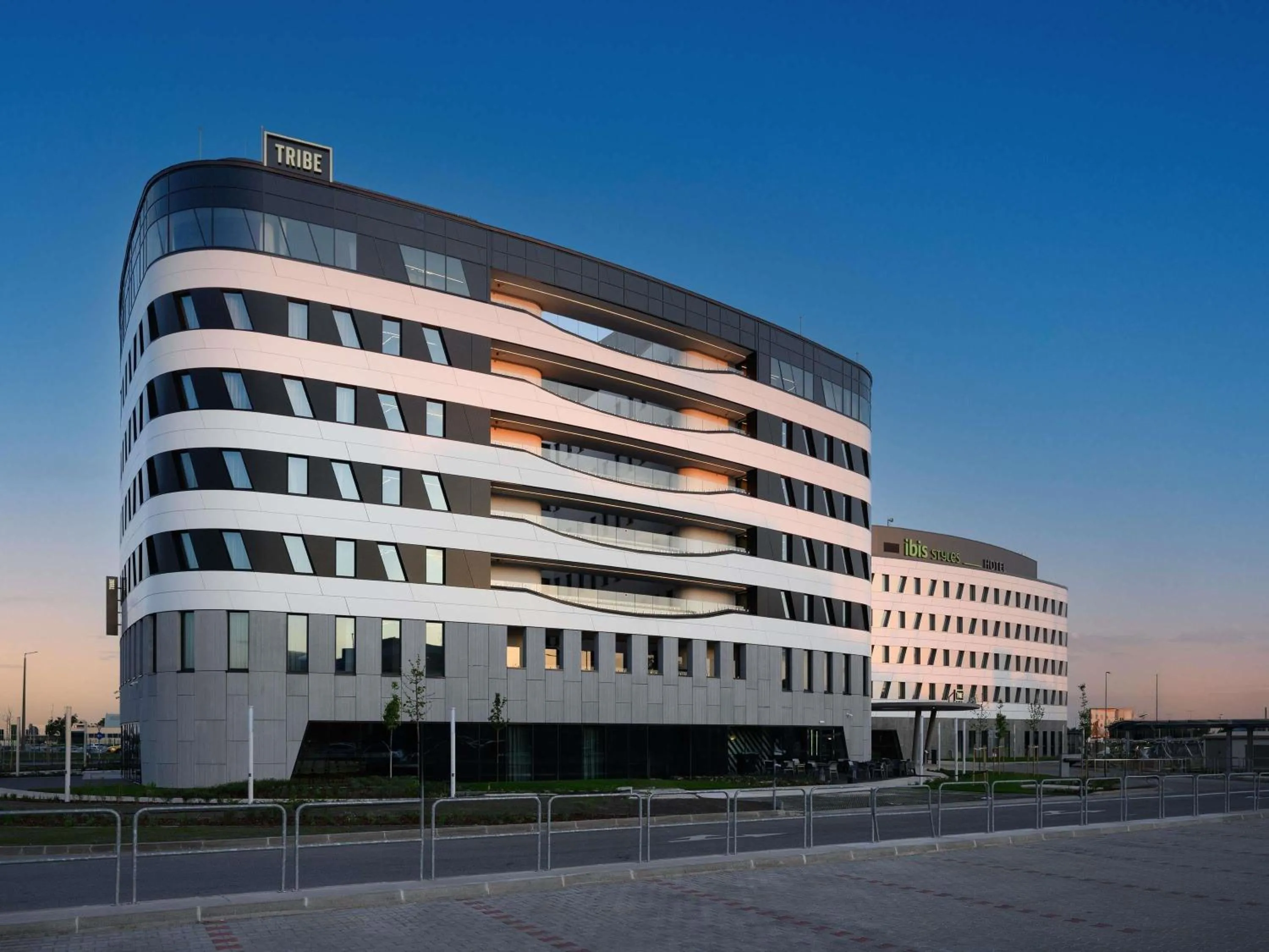 Property building in TRIBE Budapest Airport