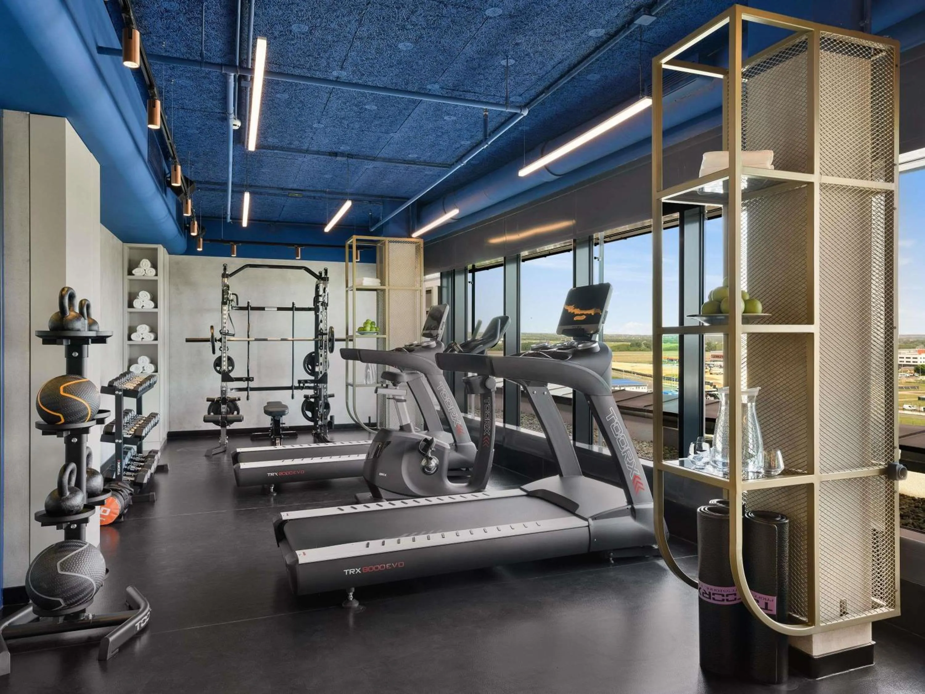 Fitness centre/facilities in TRIBE Budapest Airport