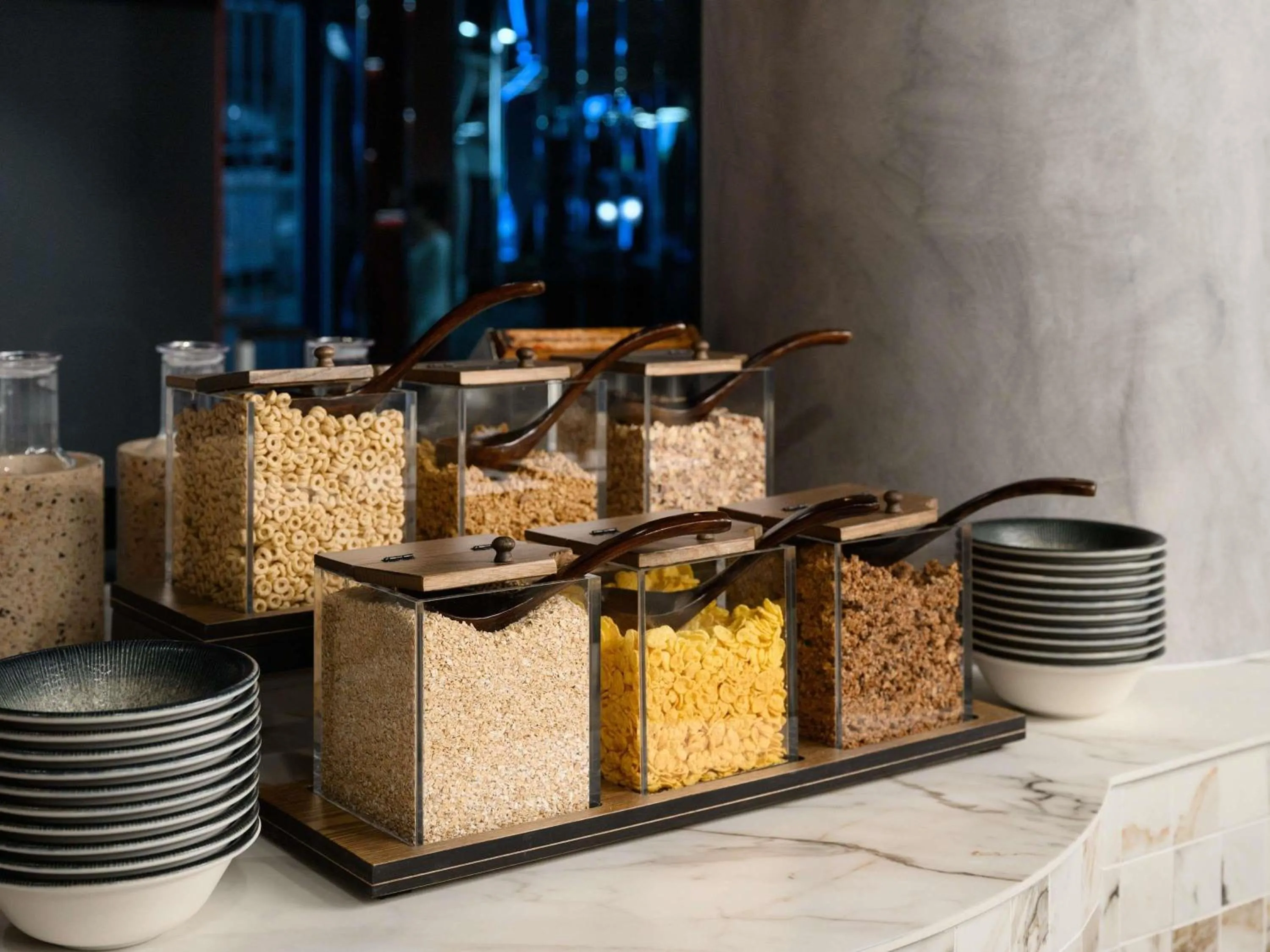 Breakfast in TRIBE Budapest Airport