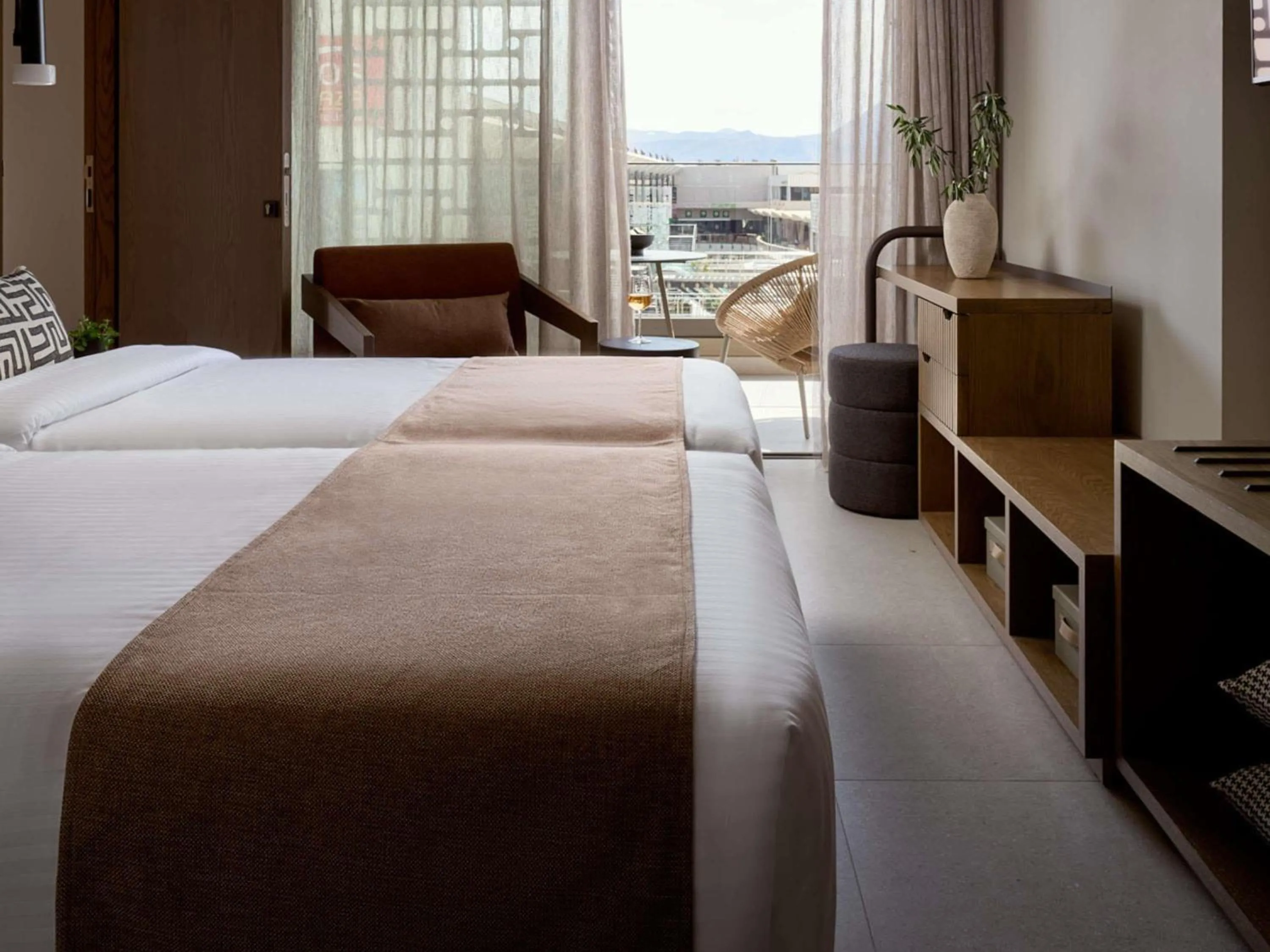 Bedroom, Bed in Rocca a Mare Heraklion - Handwritten Collection