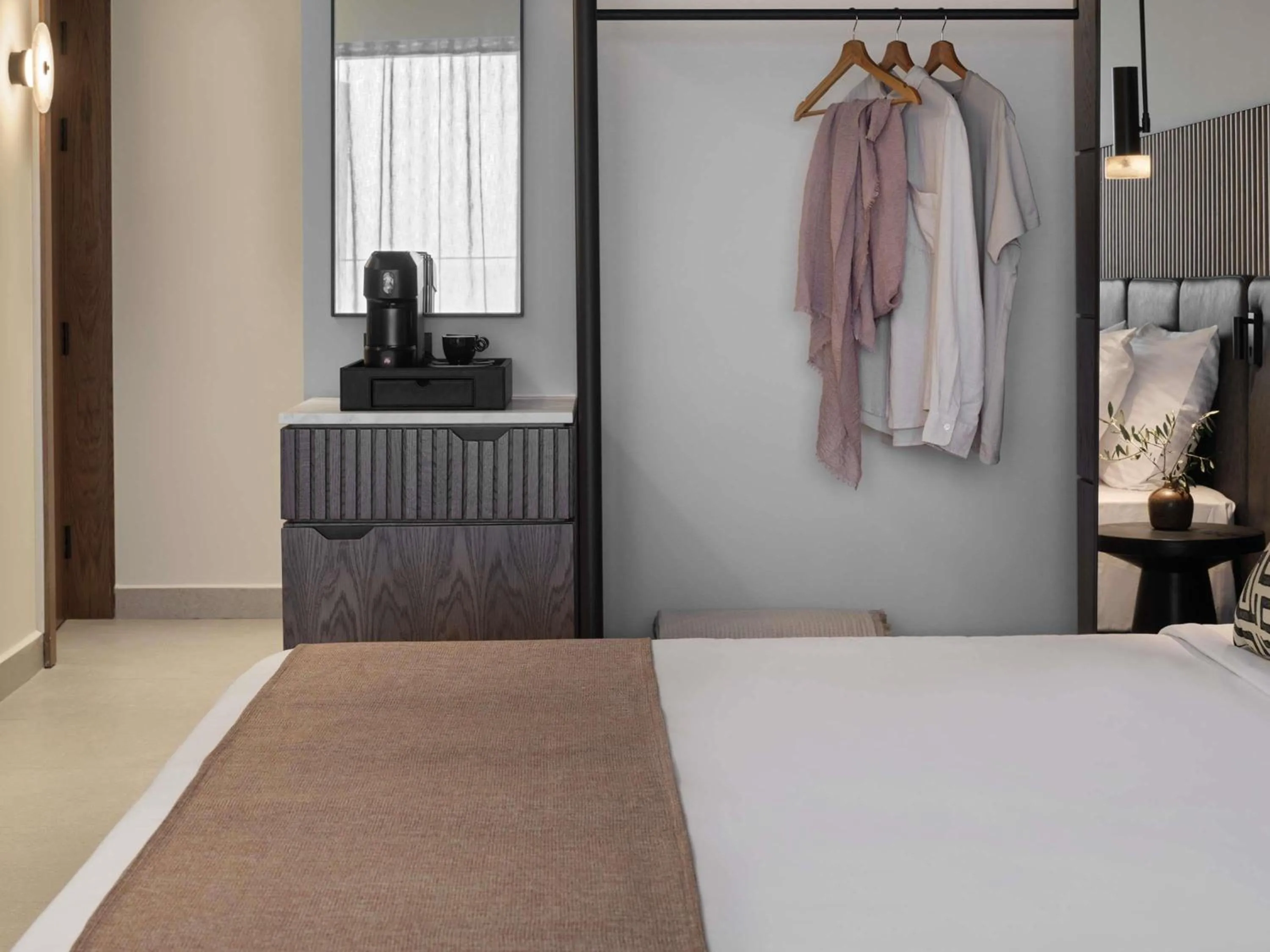 Bedroom, Bed in Rocca a Mare Heraklion - Handwritten Collection