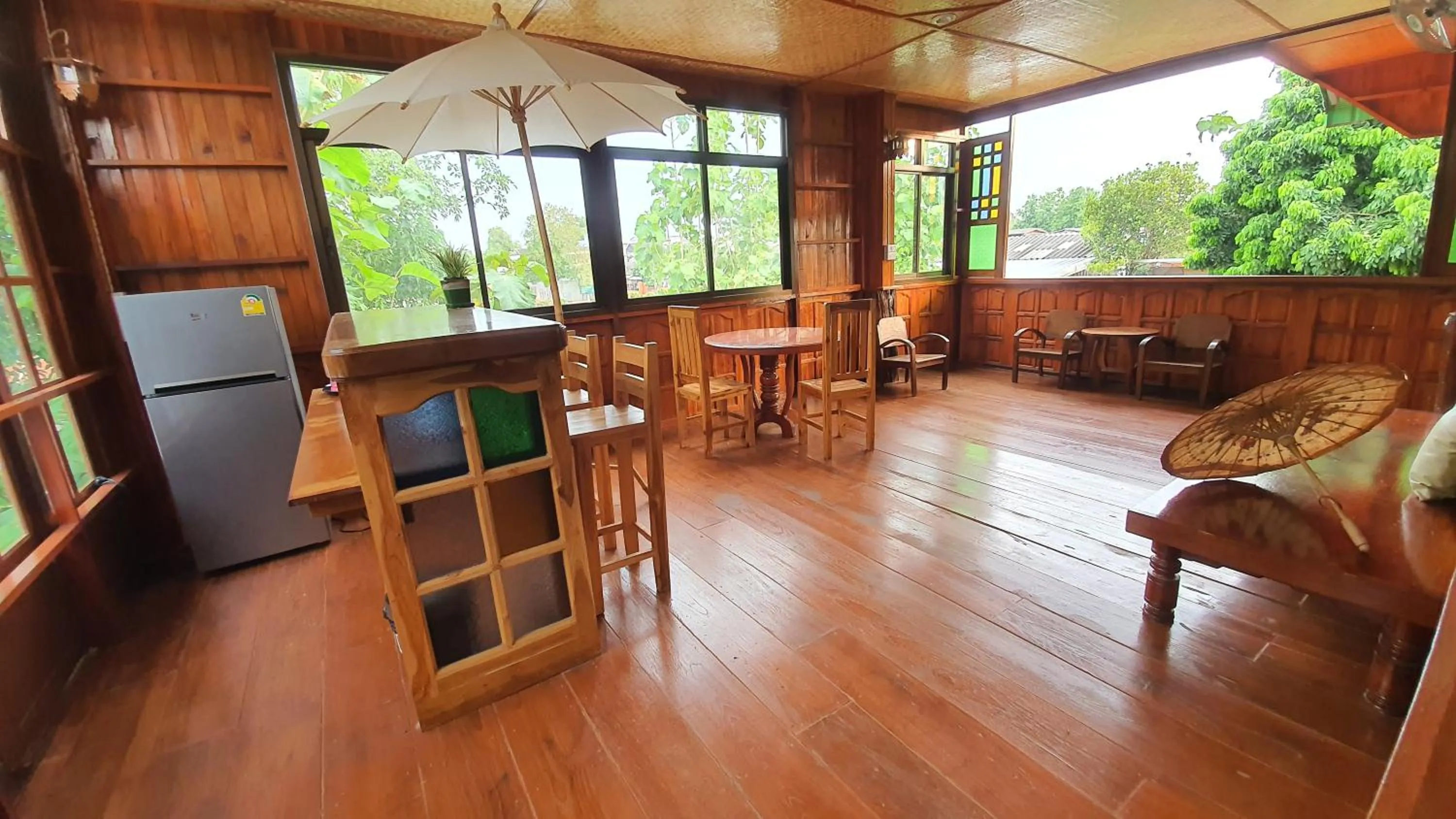 Patio in Kanecha's Home Lampang