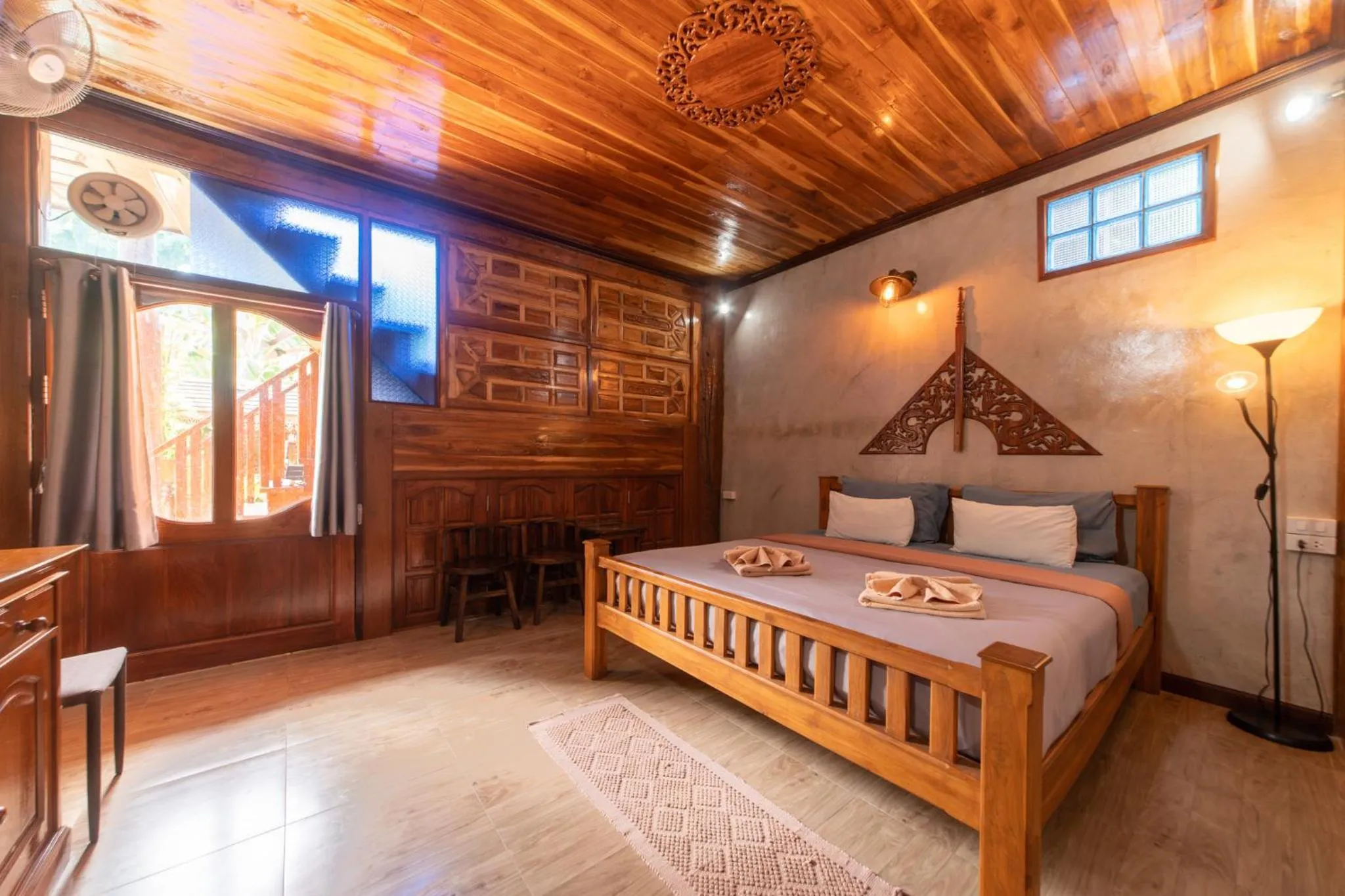 Bedroom, Bed in Kanecha's Home Lampang