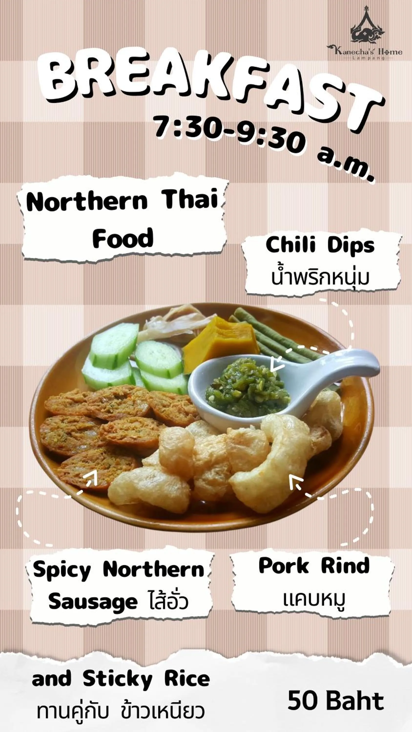 Breakfast in Kanecha's Home Lampang