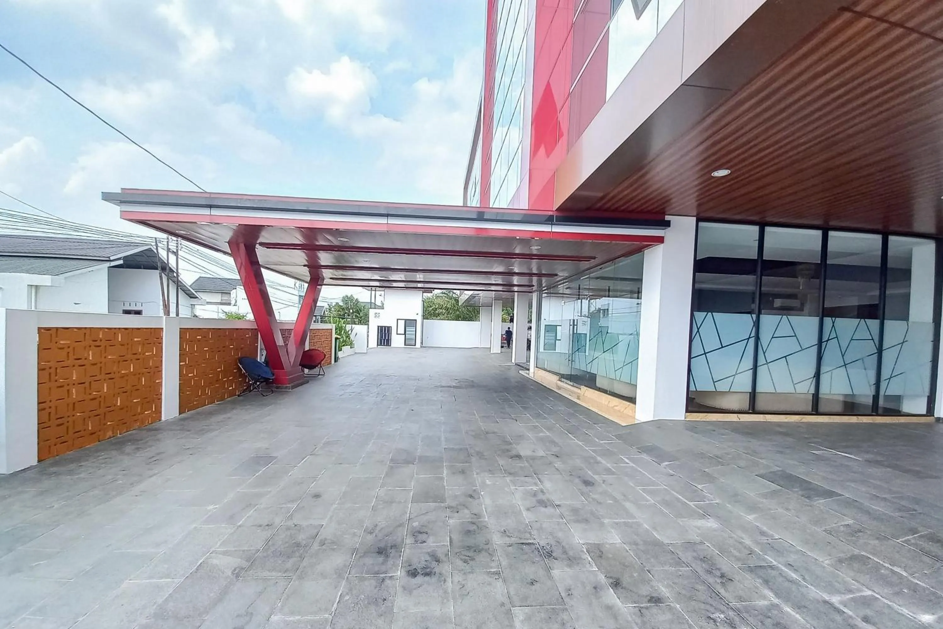 Facade/entrance in Sans Vibes Viandara Pekanbaru