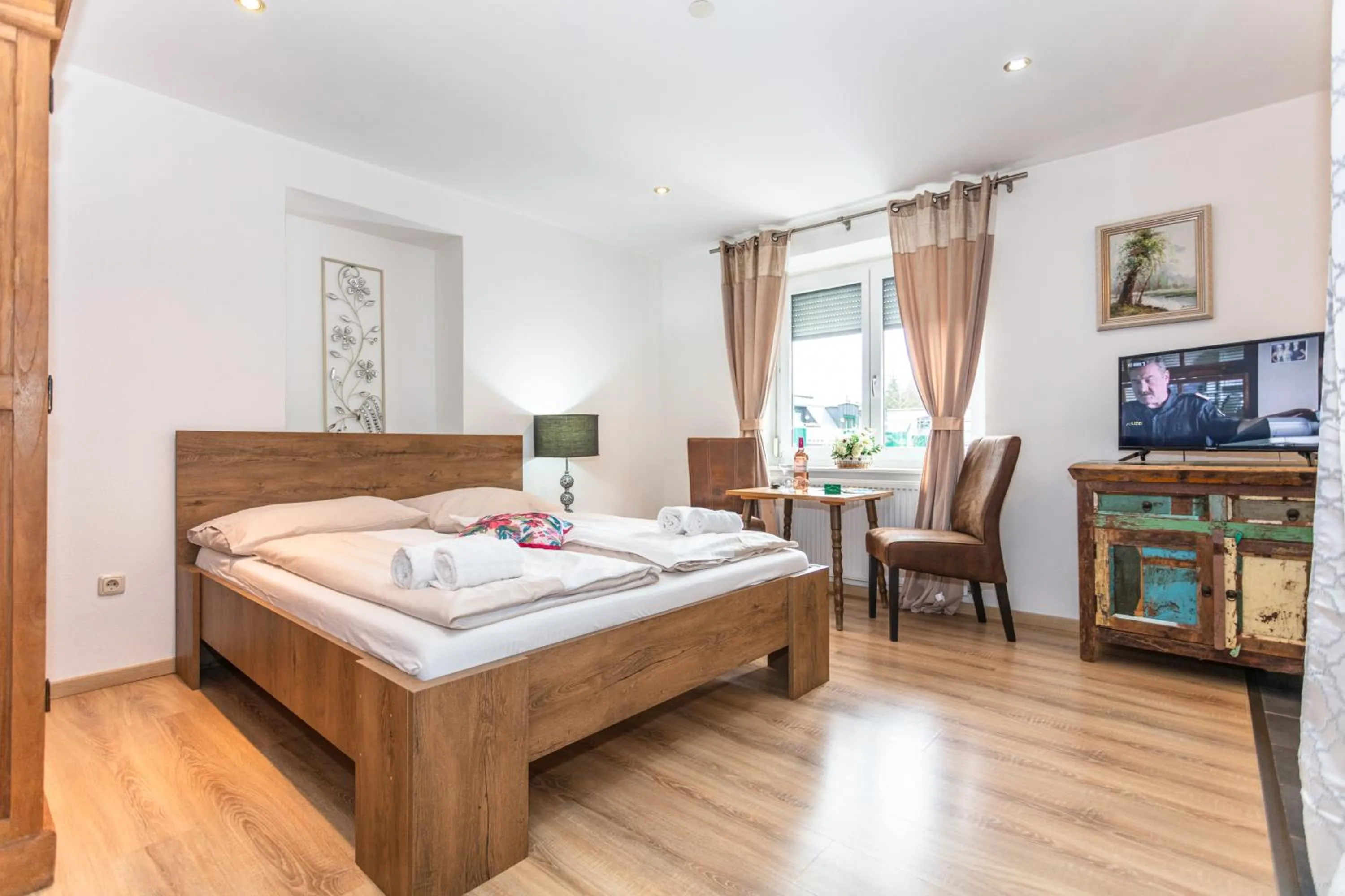 Bed in Landgasthof Fürstenbrunn