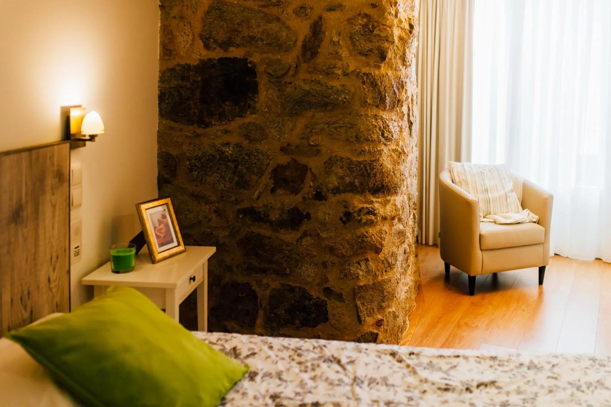 Bed in Vougaldeias Casas da Seara