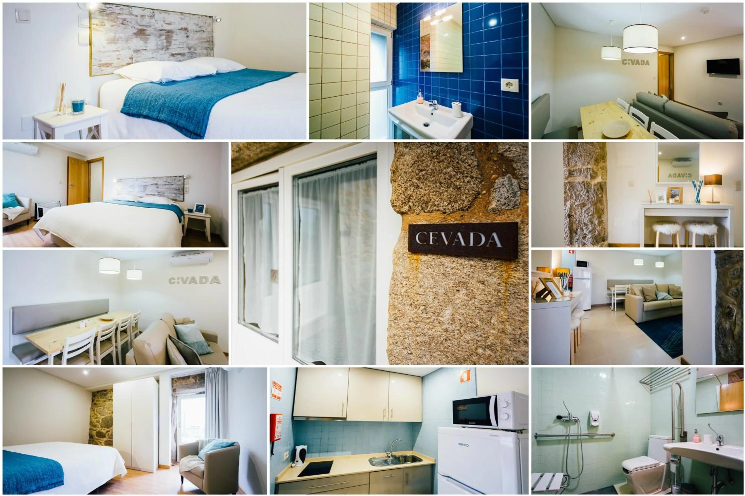 Shower, Bed in Vougaldeias Casas da Seara