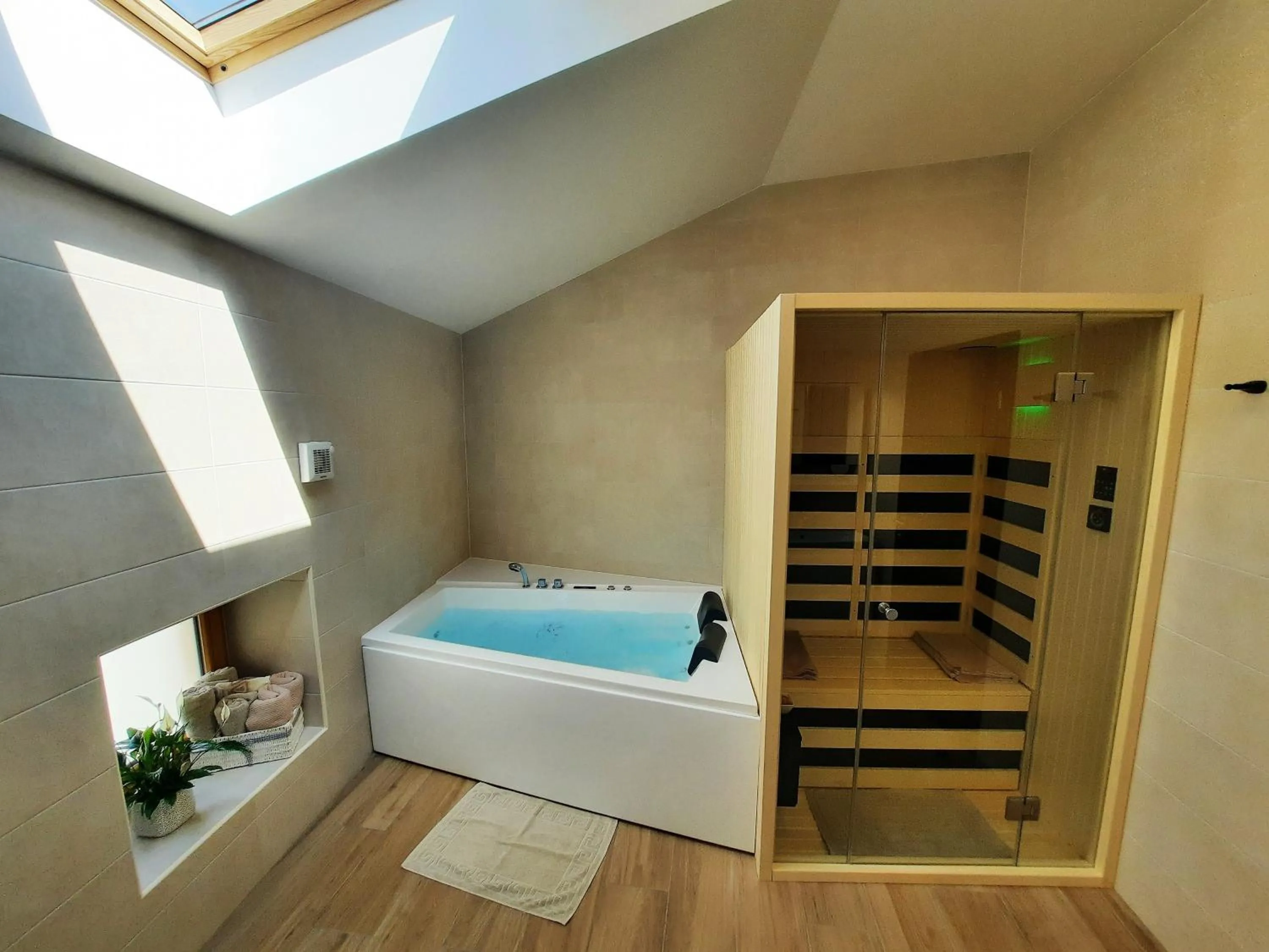 Bathroom in Apartments Hlapi with SPA