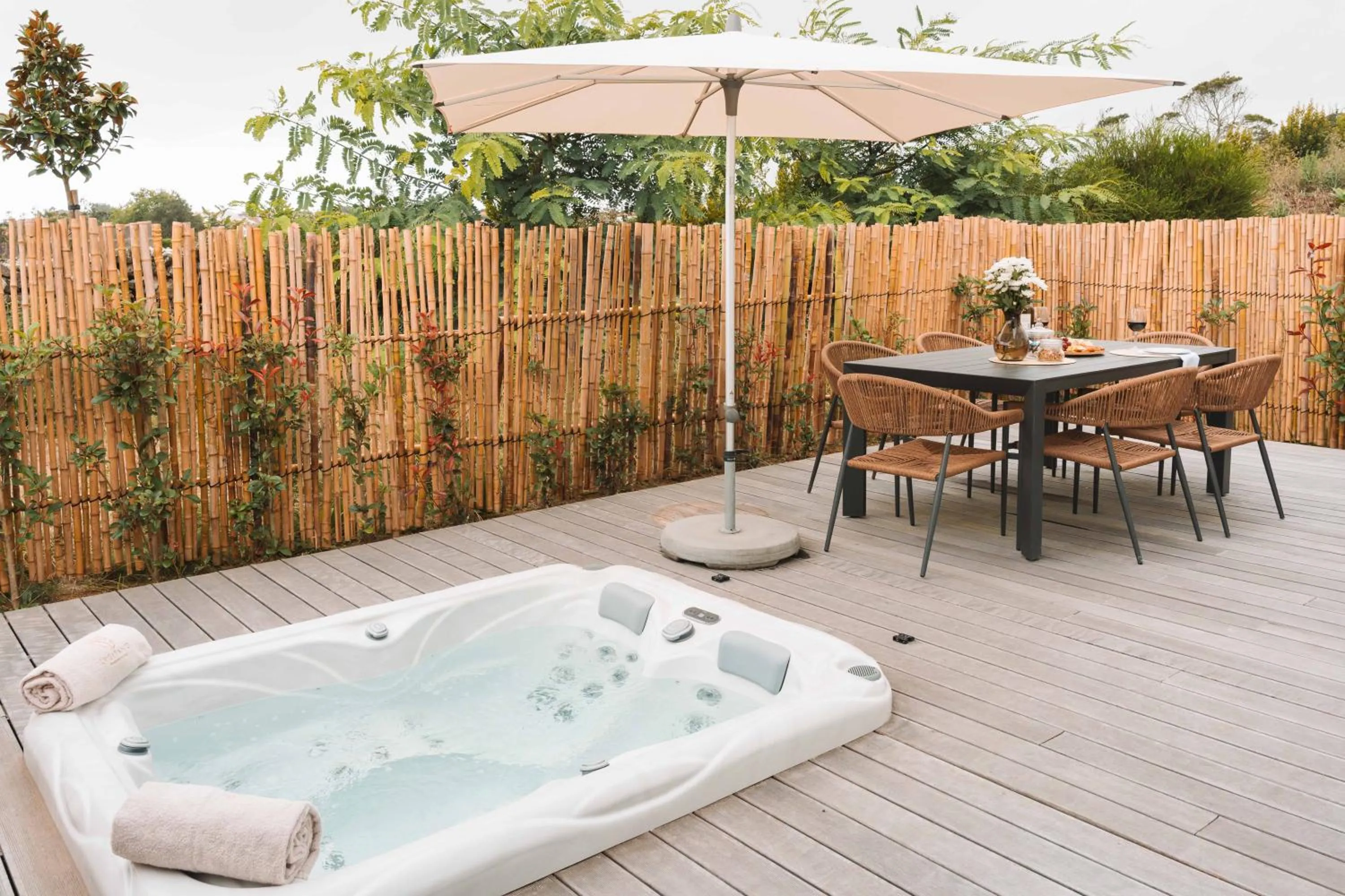 Balcony/Terrace in Lusitano Garden Villas