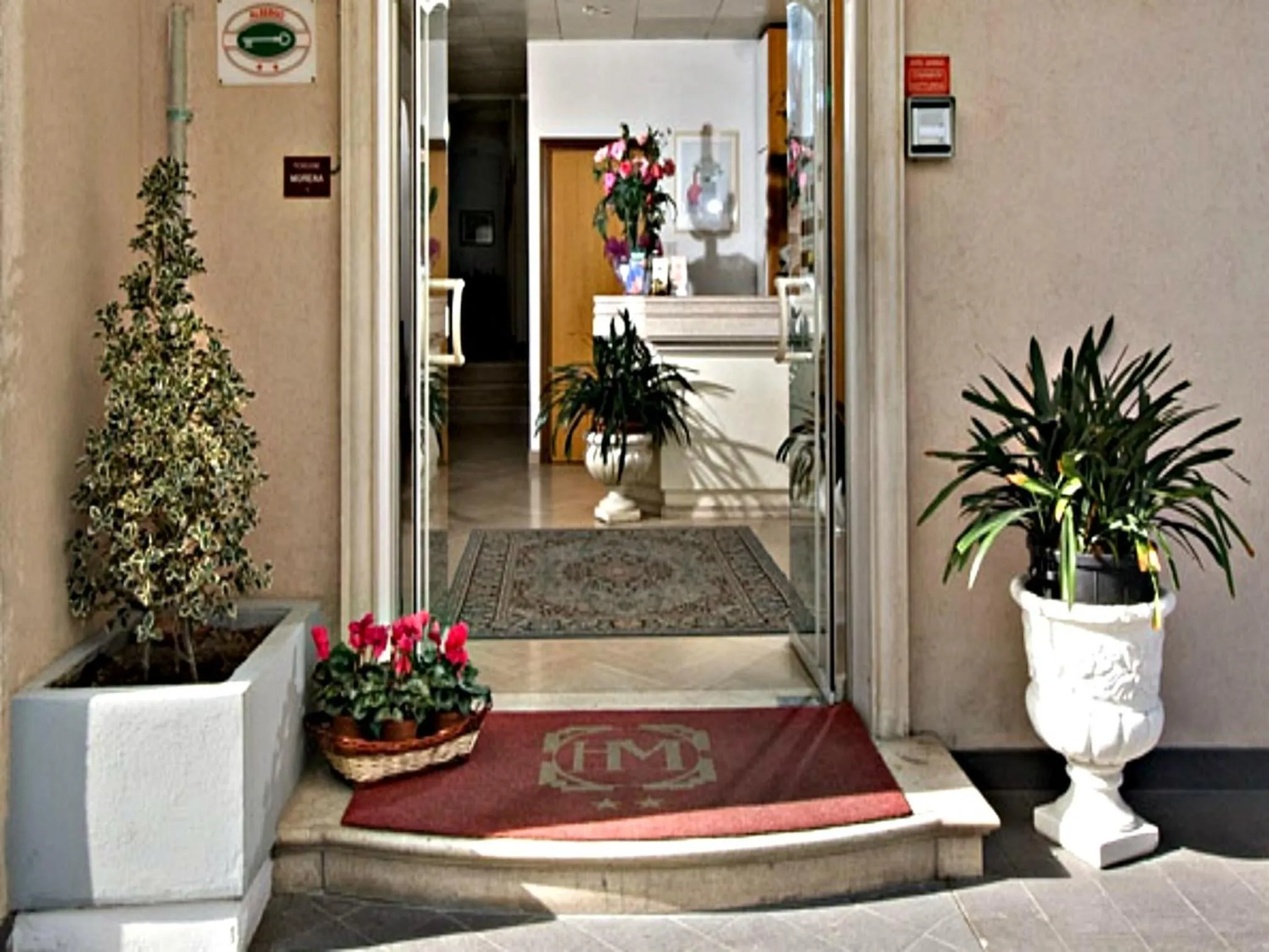 Lobby or reception in Hotel Morena Riccione Centrale