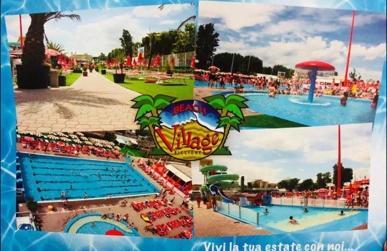 Pool view in Hotel Morena Riccione Centrale