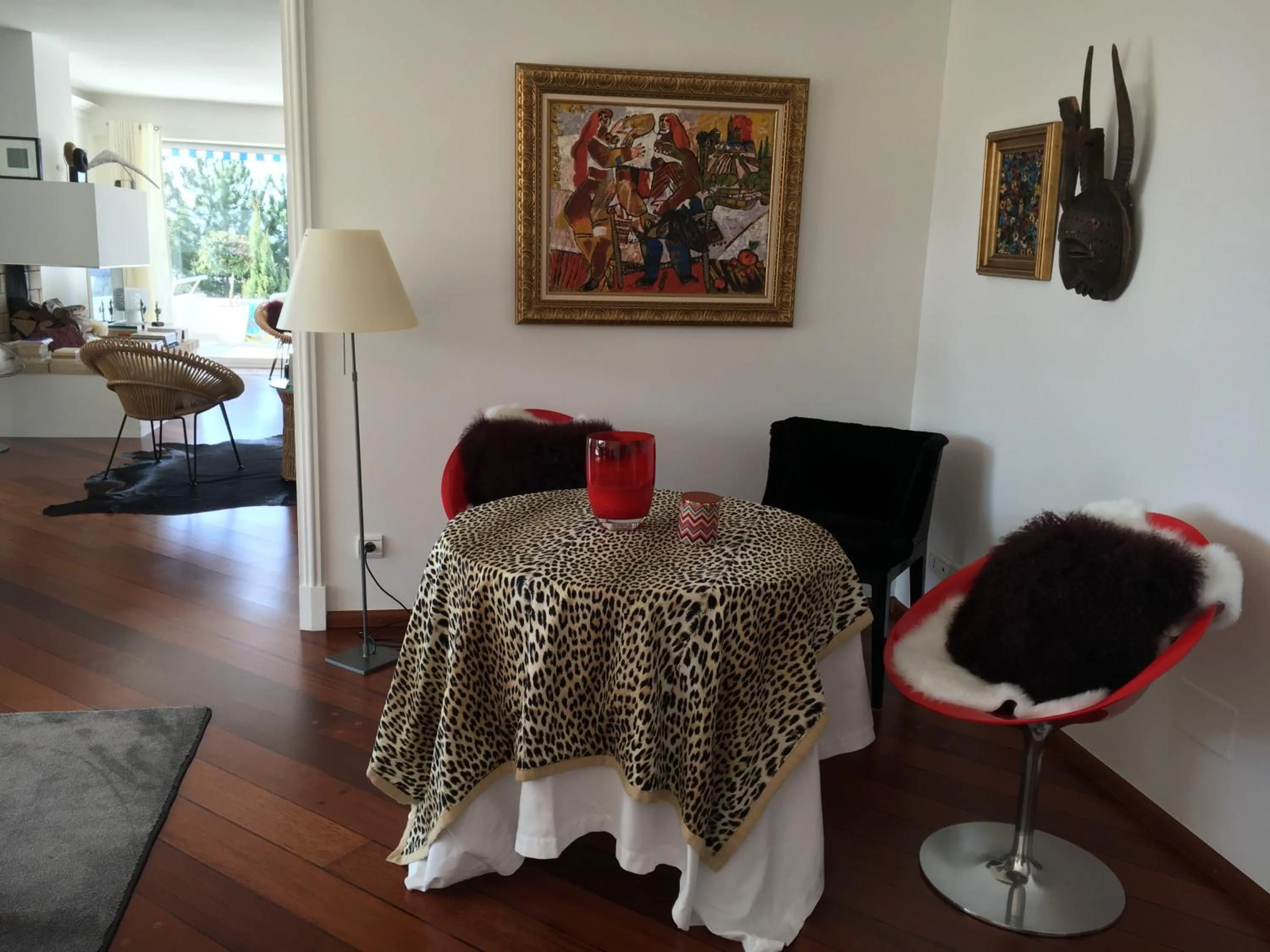 Seating area in La Villa Haute Corniche