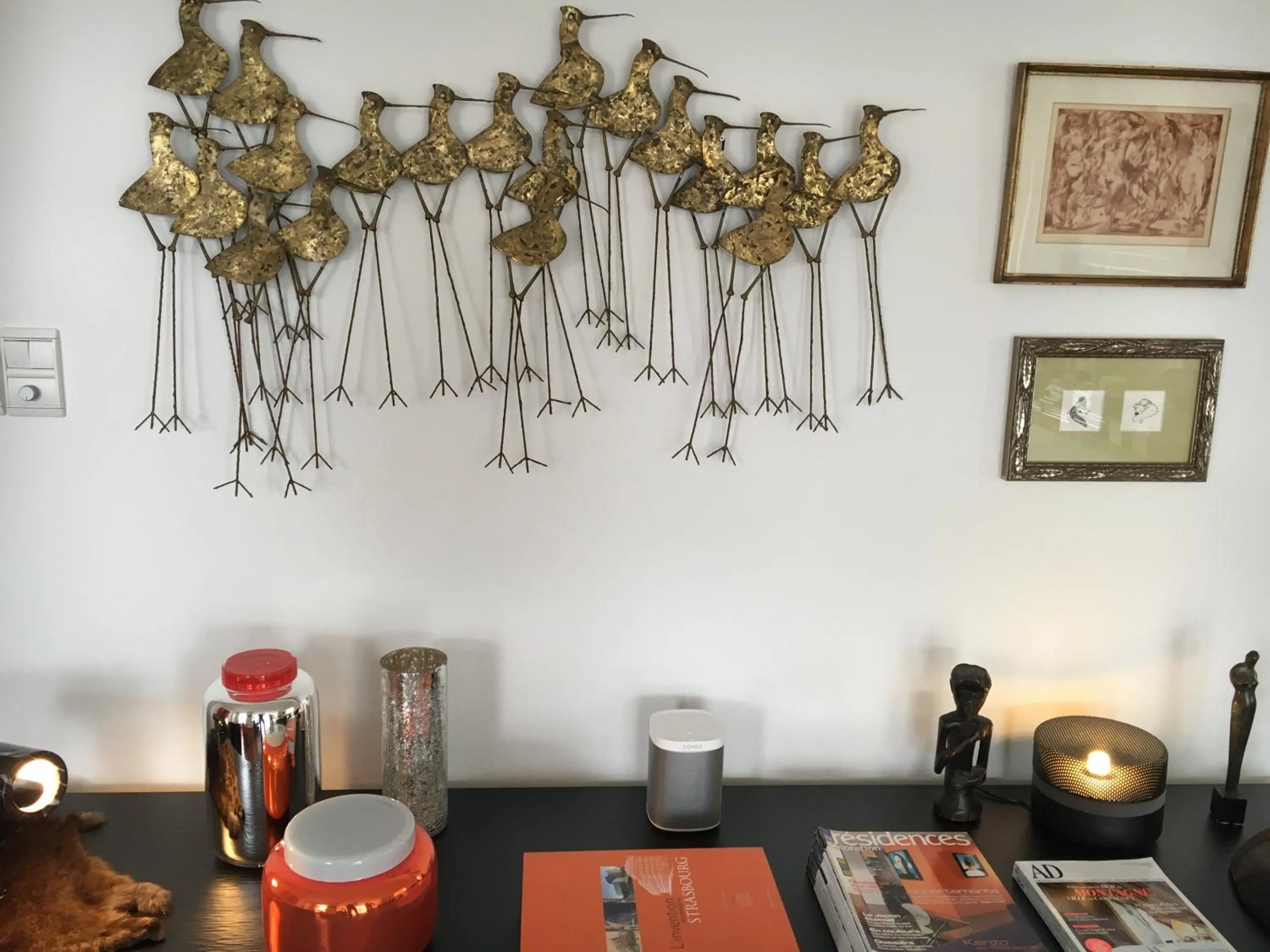 Decorative detail in La Villa Haute Corniche