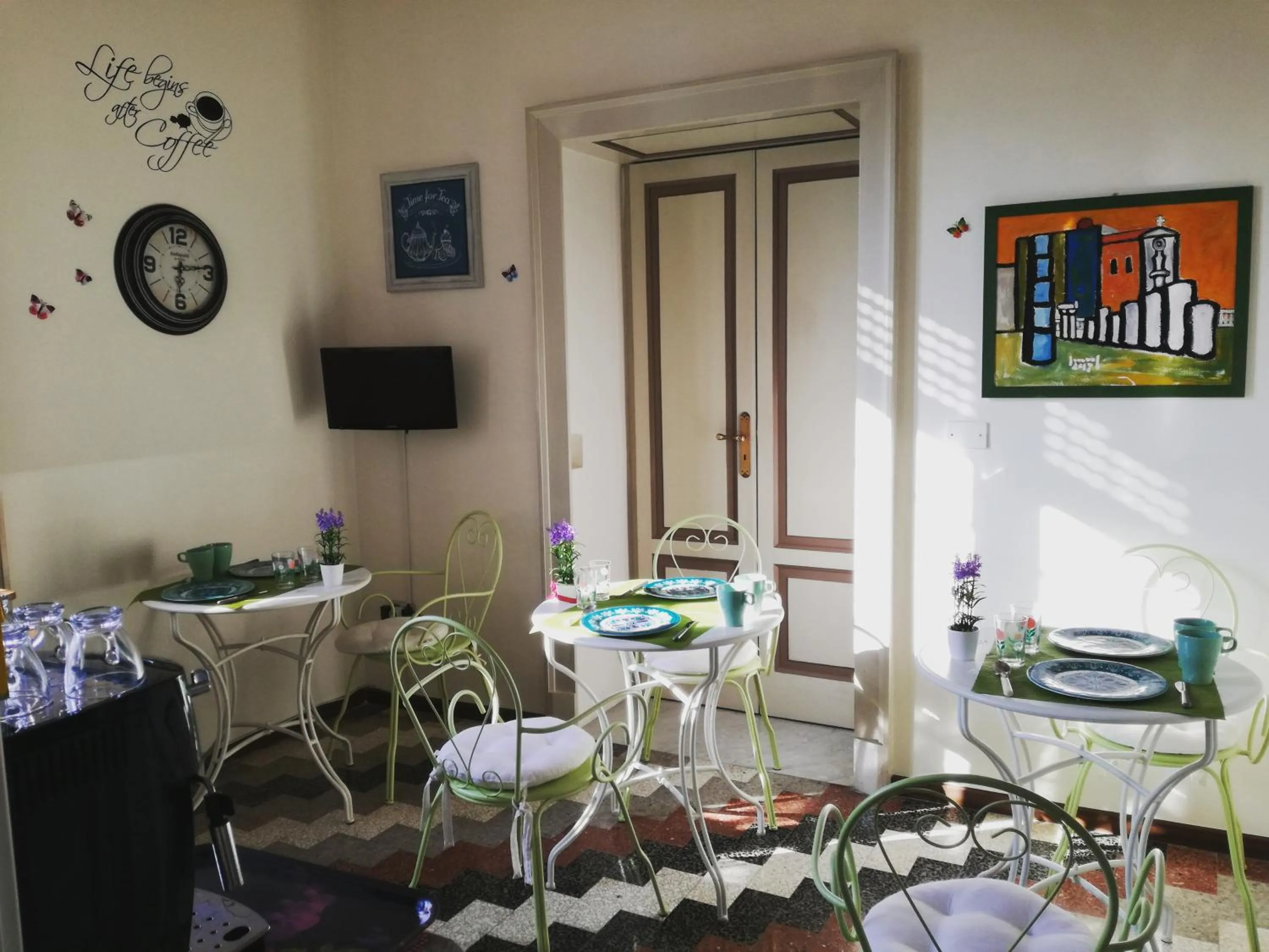 Living room in Aretè Guest House