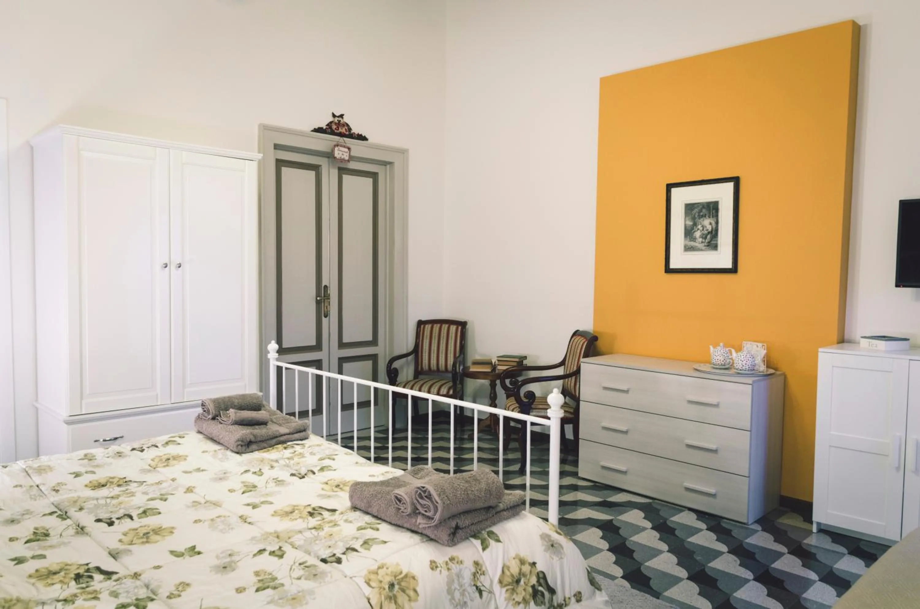 Bed in Aretè Guest House