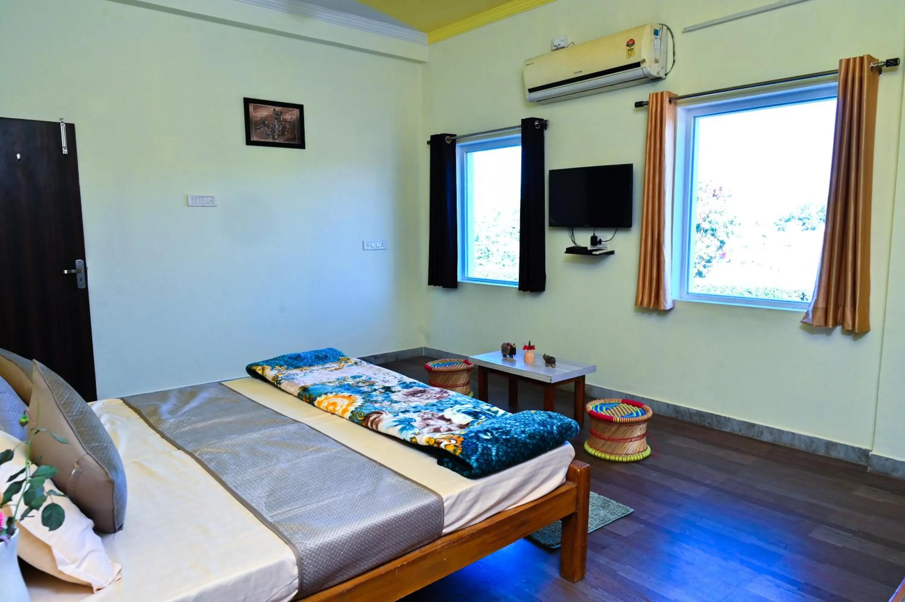 Living room, Bed in The Bagh Village Resort & Spa