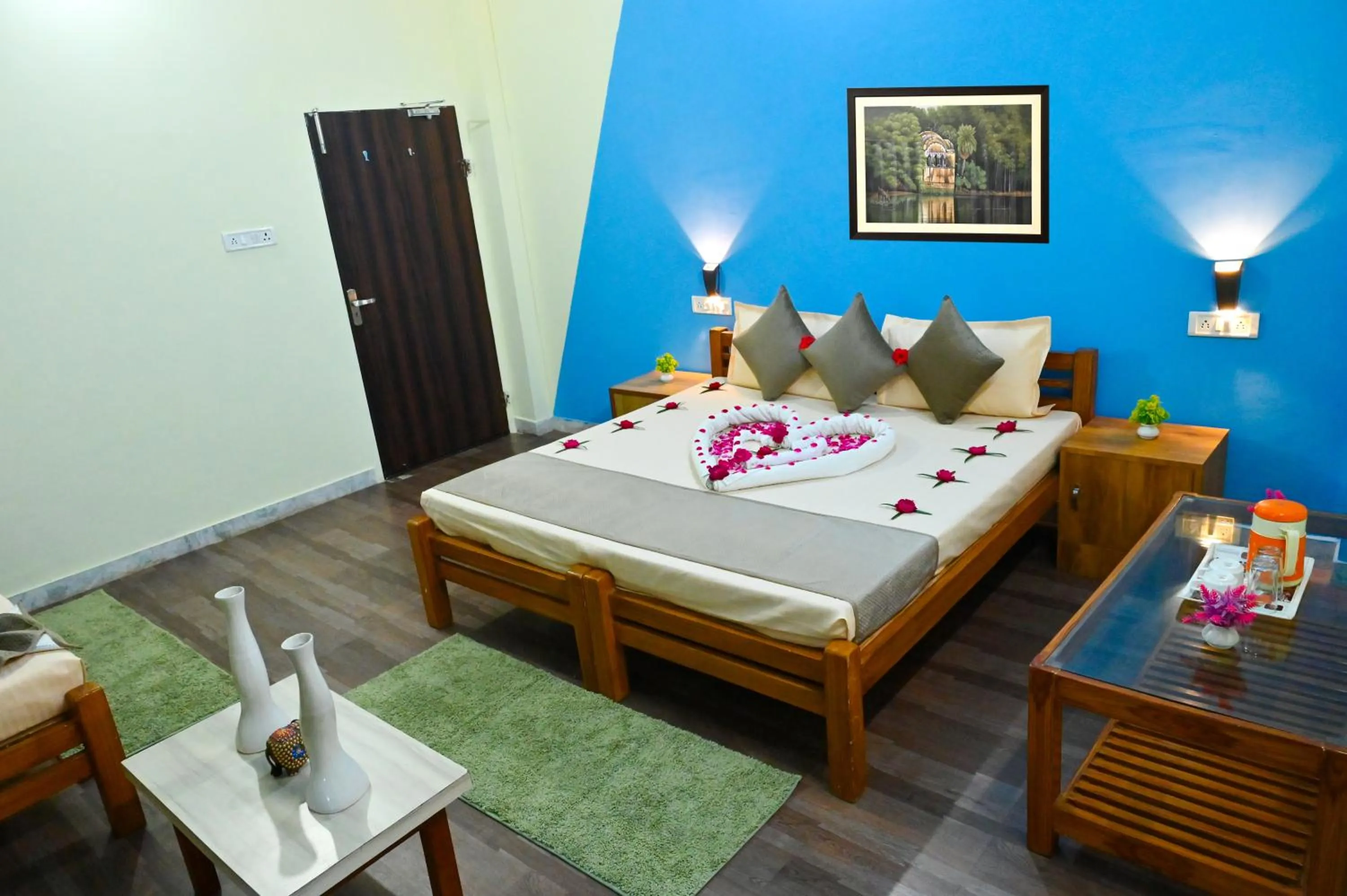 Bedroom, Bed in The Bagh Village Resort & Spa
