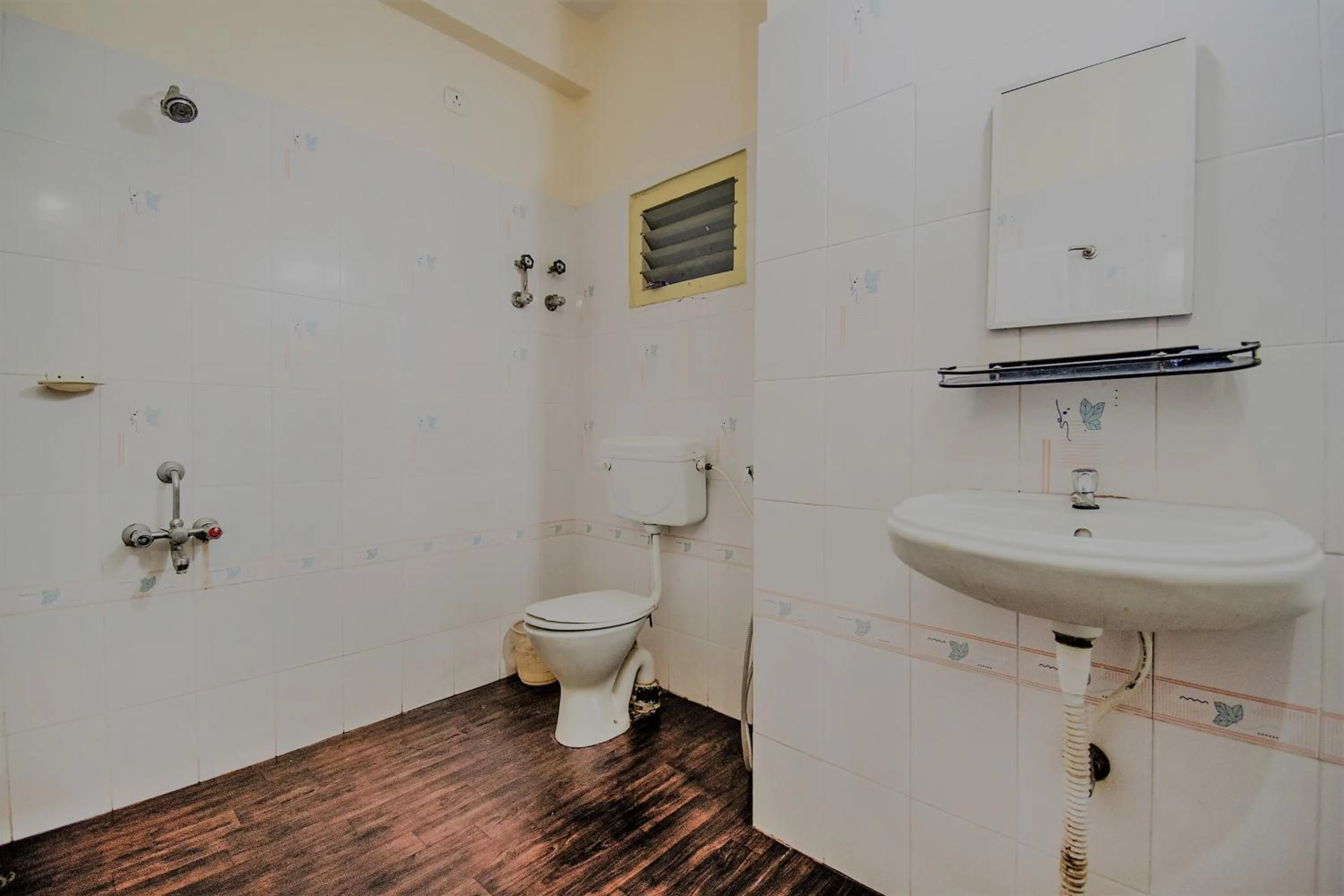 Bathroom in FabHotel Aditya Yatri Nivas - Nr Tirupati Railway Station