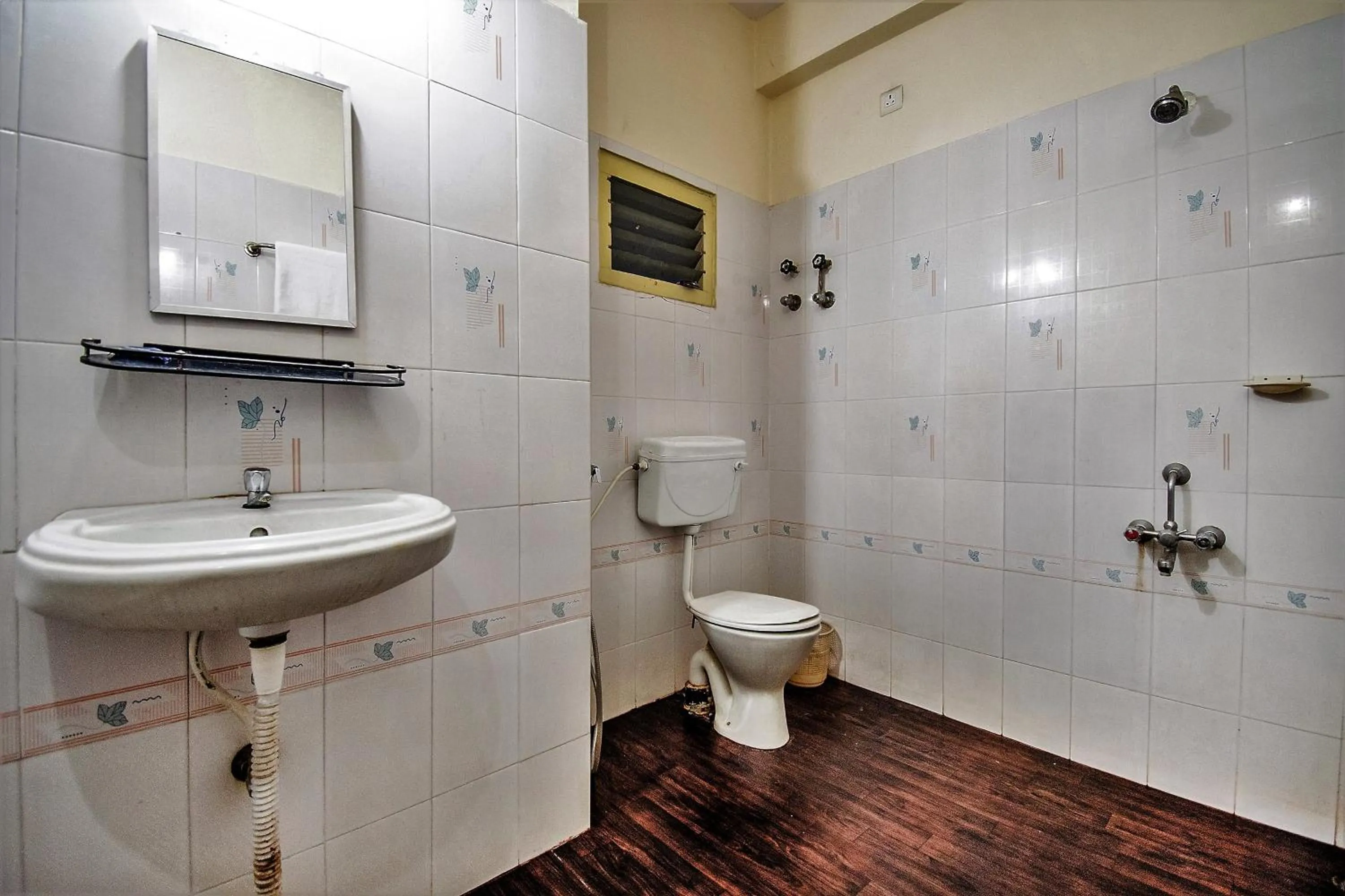 Bathroom in FabHotel Aditya Yatri Nivas - Nr Tirupati Railway Station