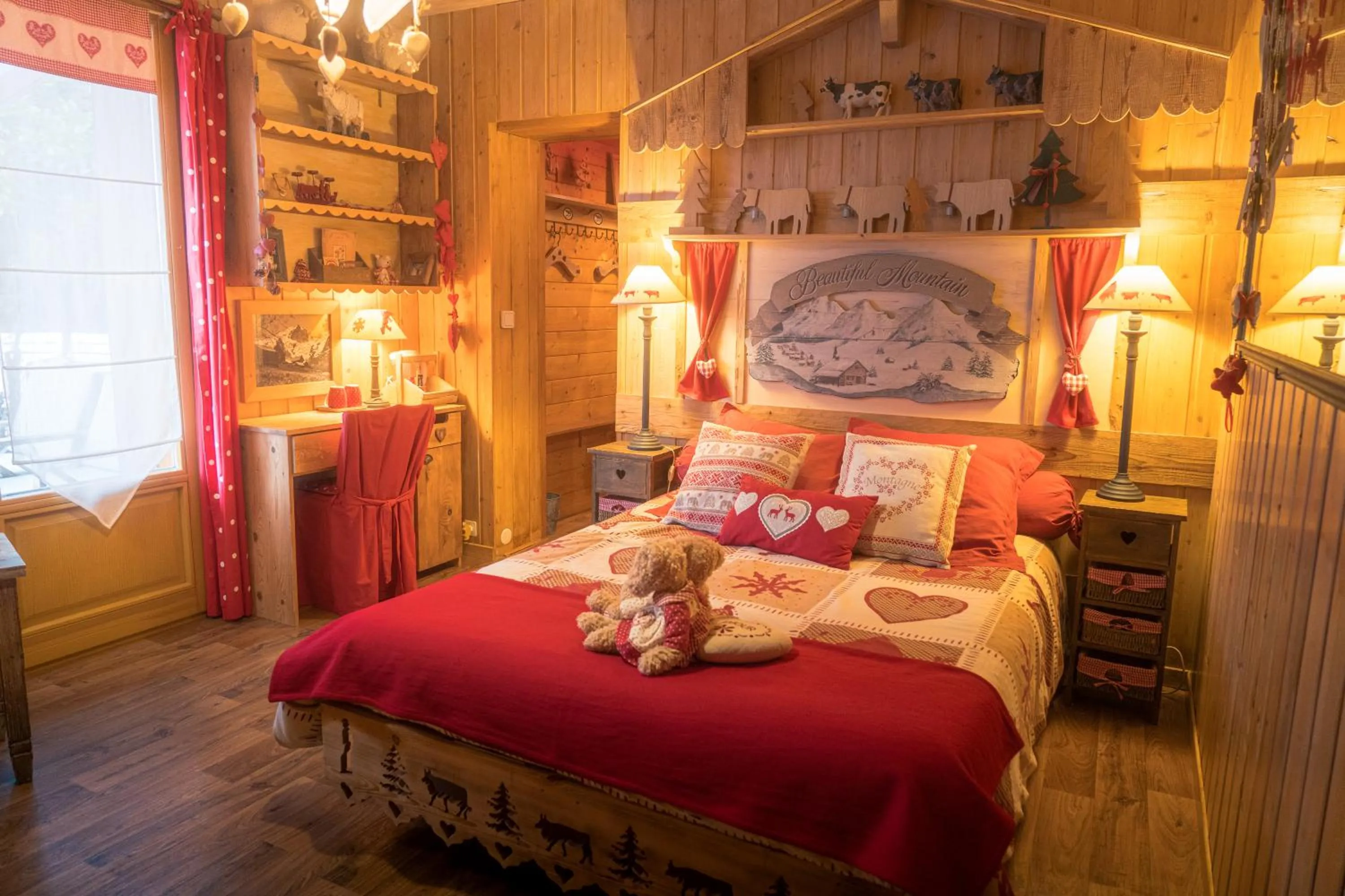 Bed in Chalet la Colombière