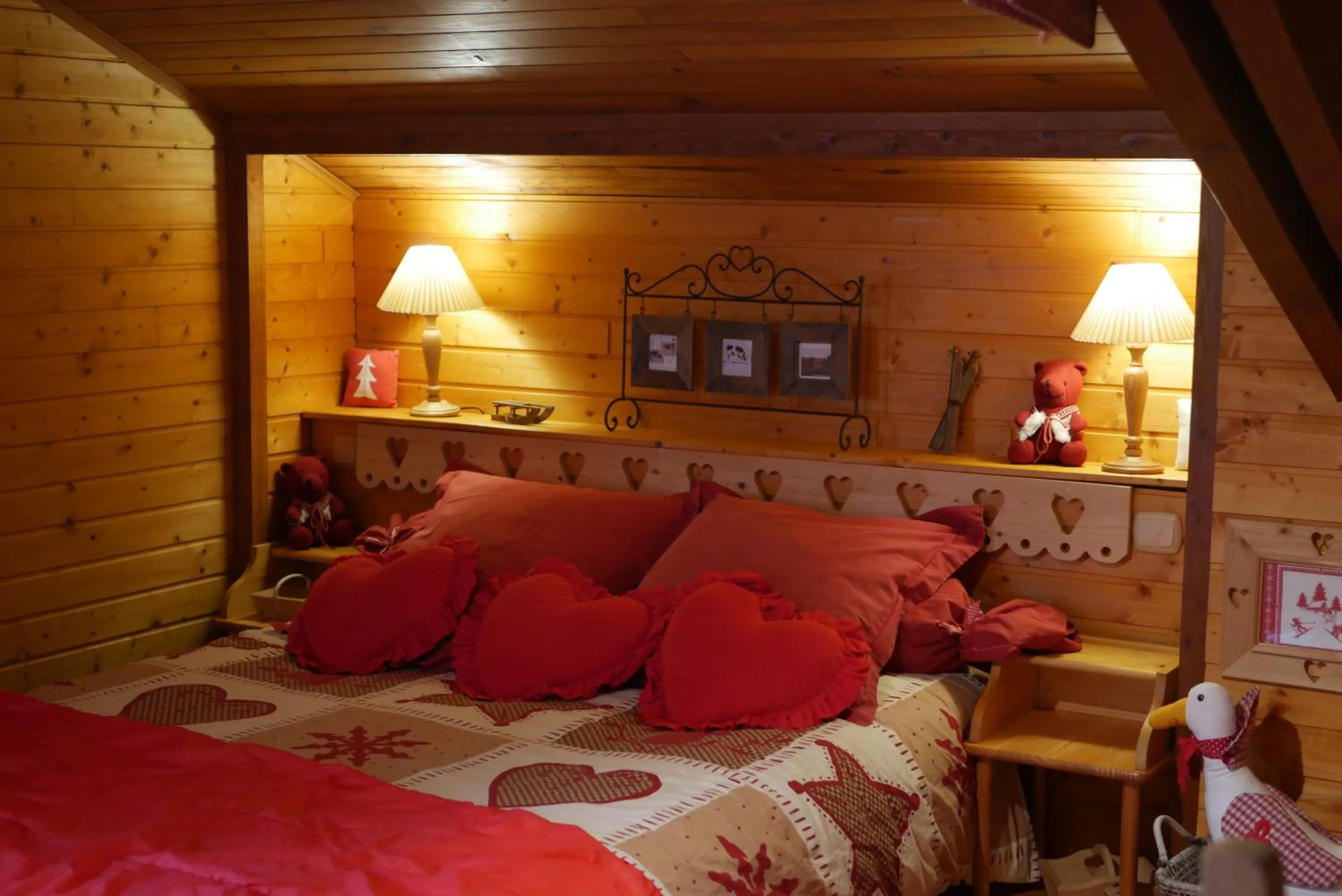 Bed in Chalet la Colombière