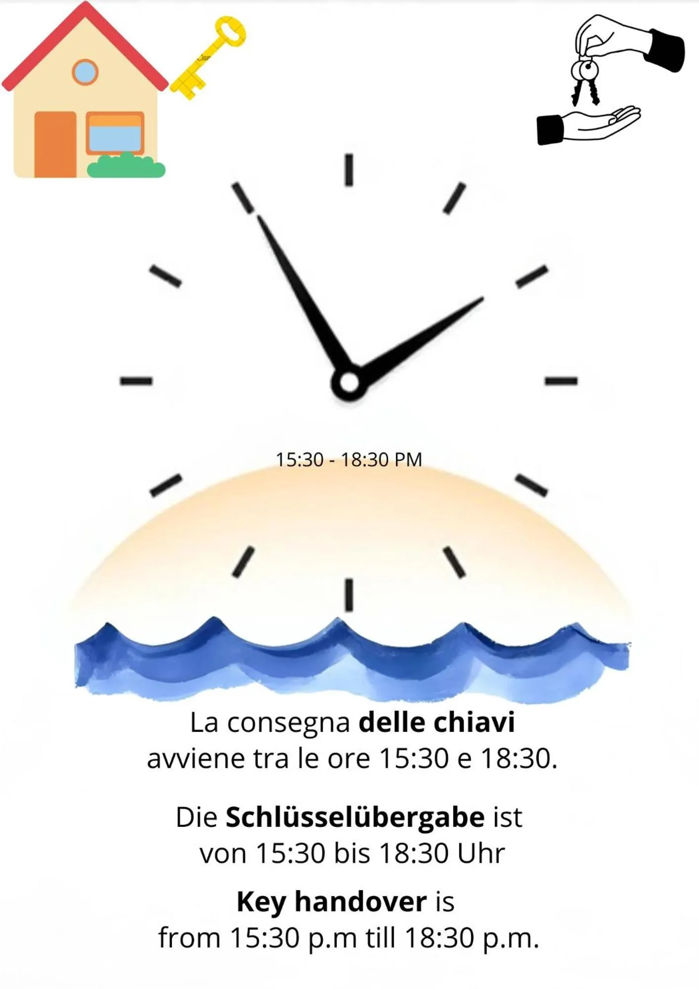 Text overlay in Appartamenti Bussola