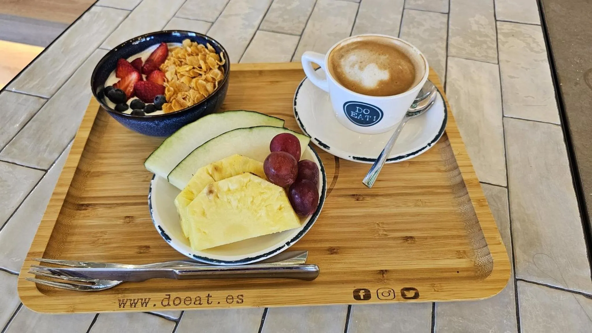 Breakfast in Hotel Nido Malvarrosa