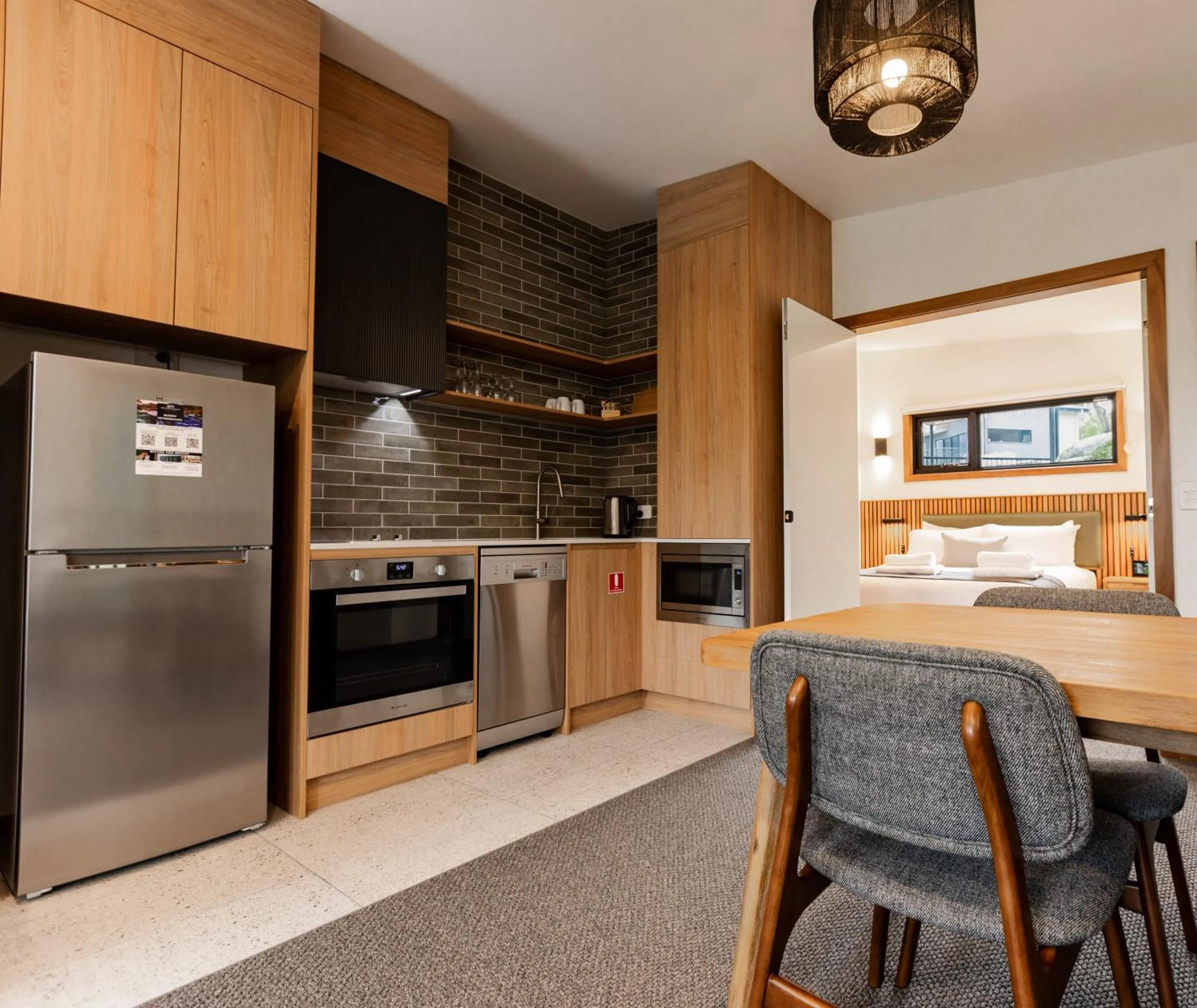 Kitchen or kitchenette in Oaks Lake Crackenback Resort